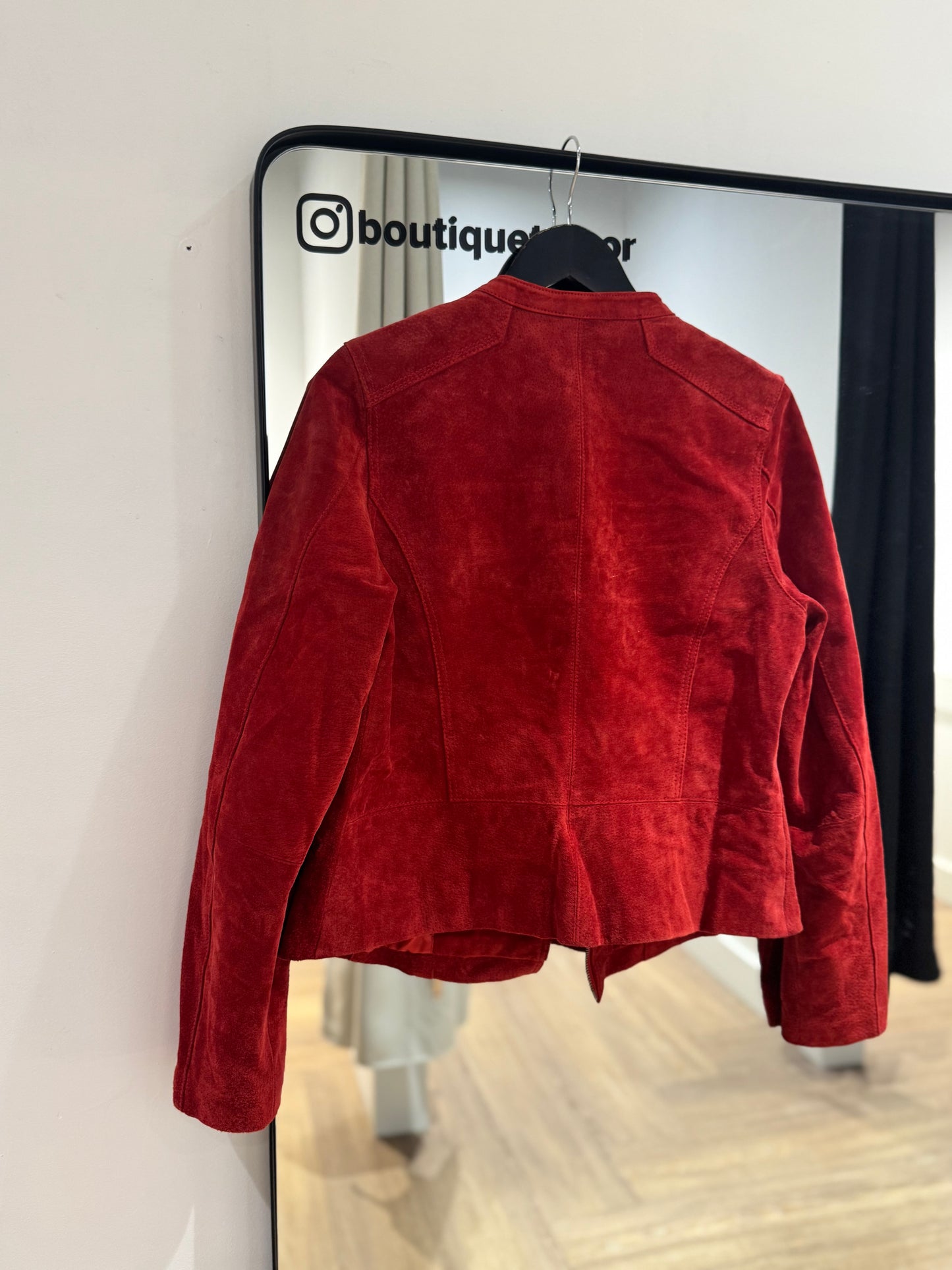 Veste en croûte de cuir L
