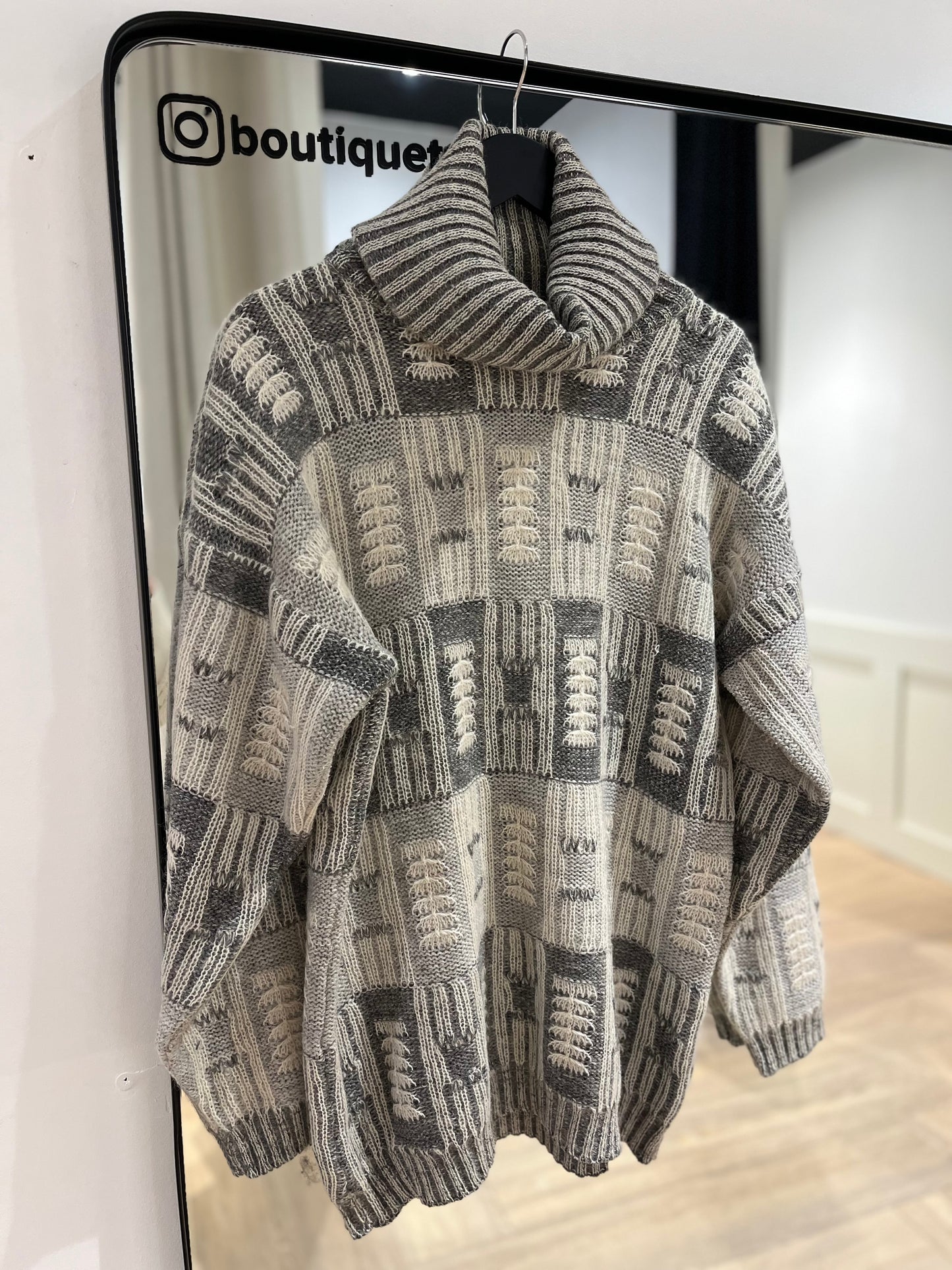 Pull à col roulé XL