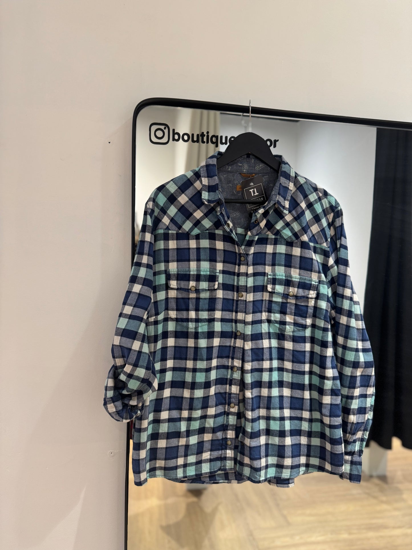 Chemise à carreaux XL