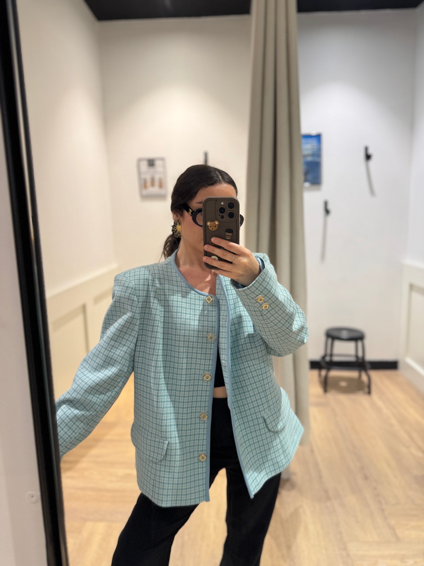 Blazer à carreaux XL
