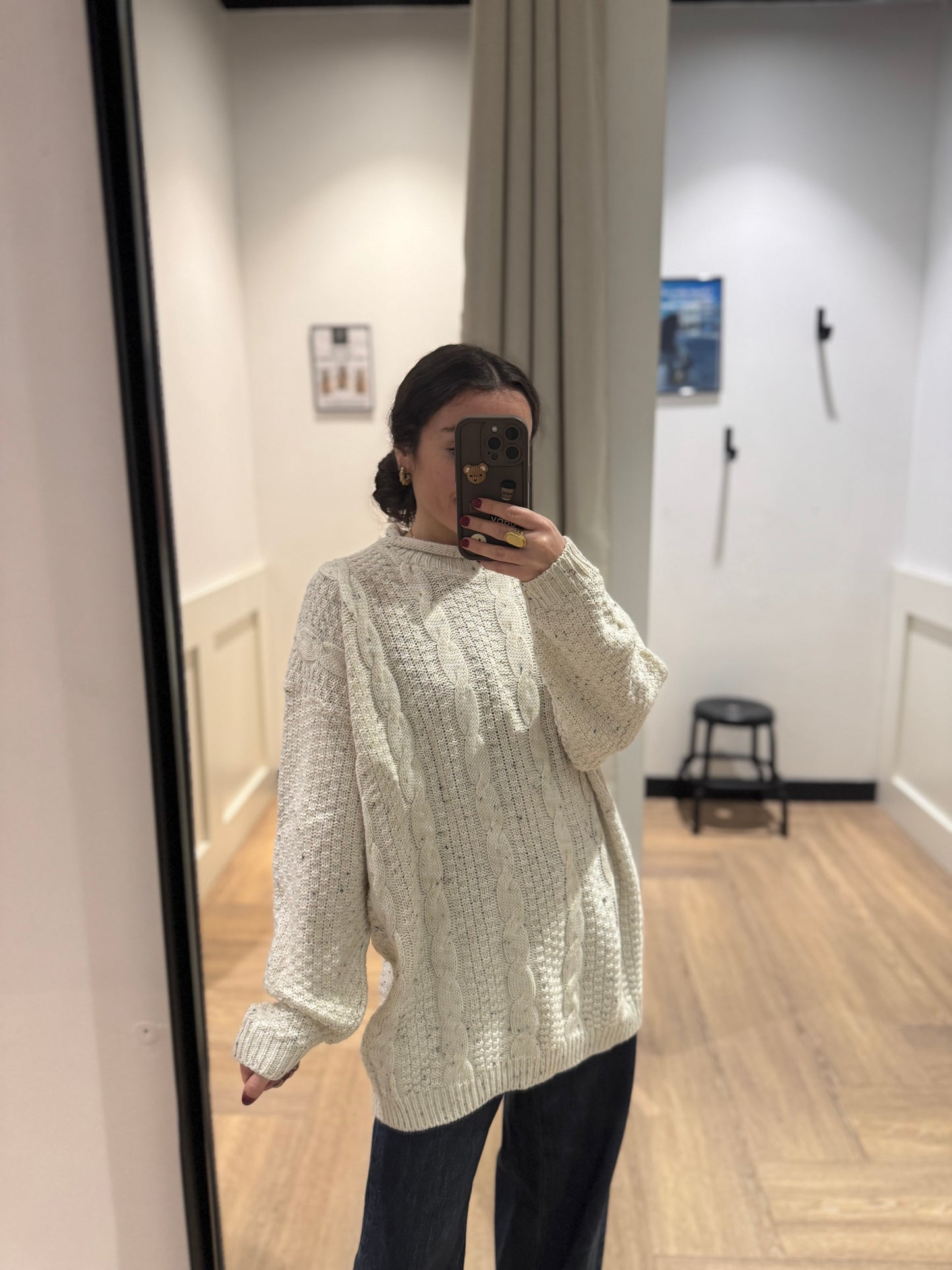 Pull d’hiver vintage L