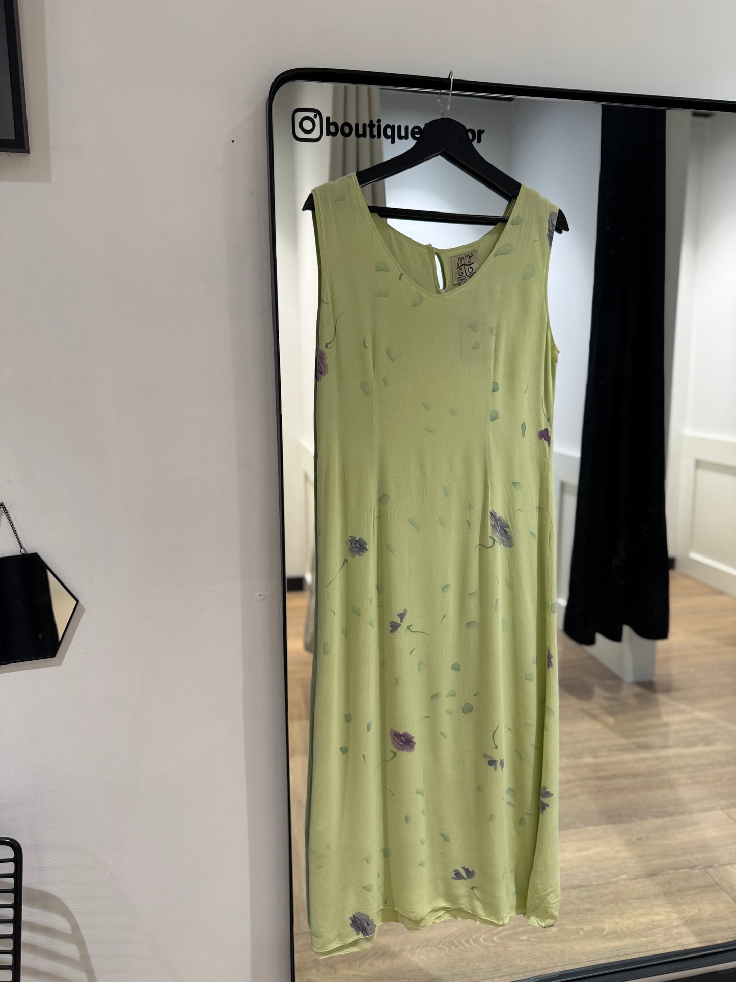 Robe longue à fleurs S/M