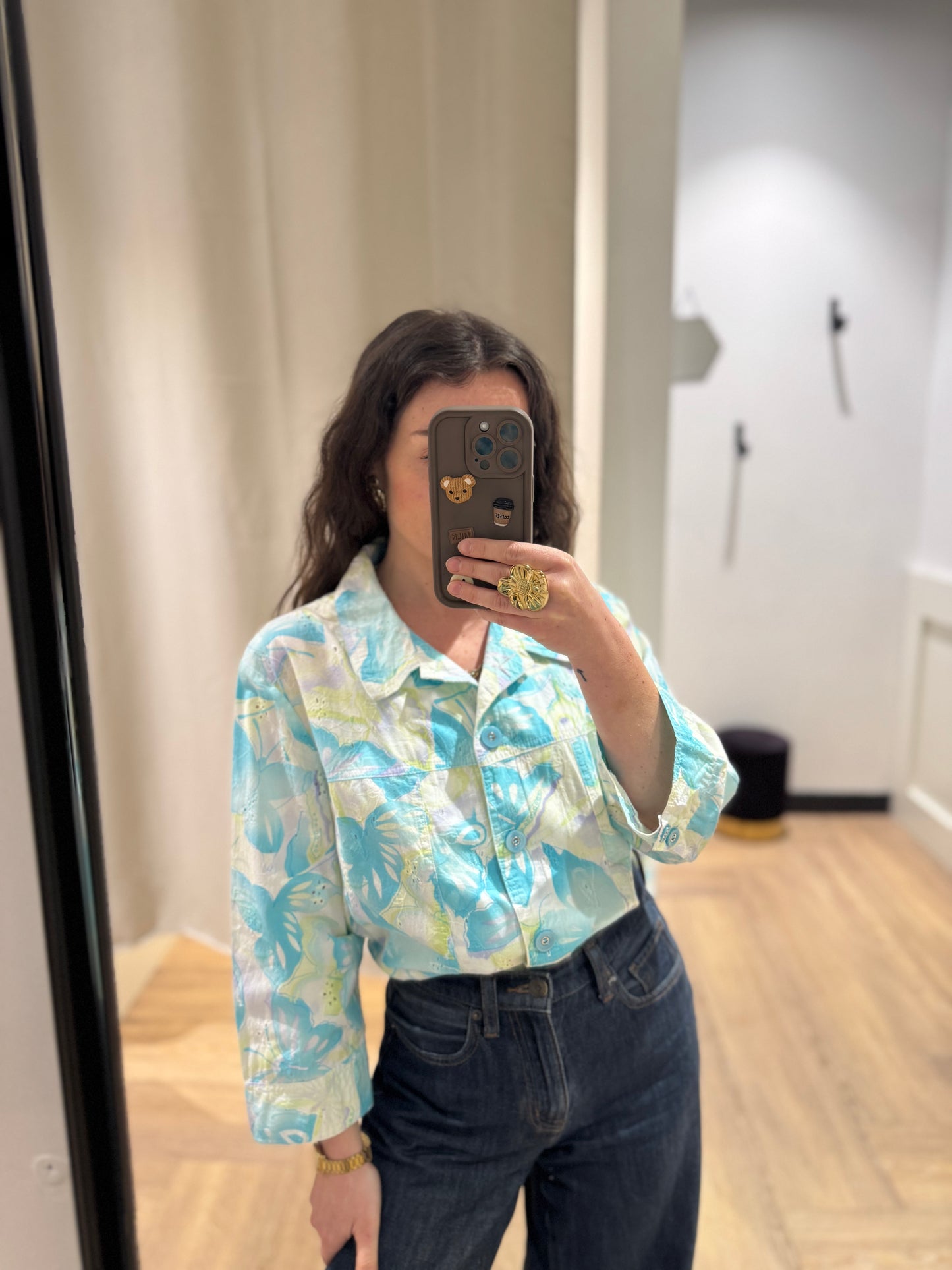 Surchemise à fleurs XXL