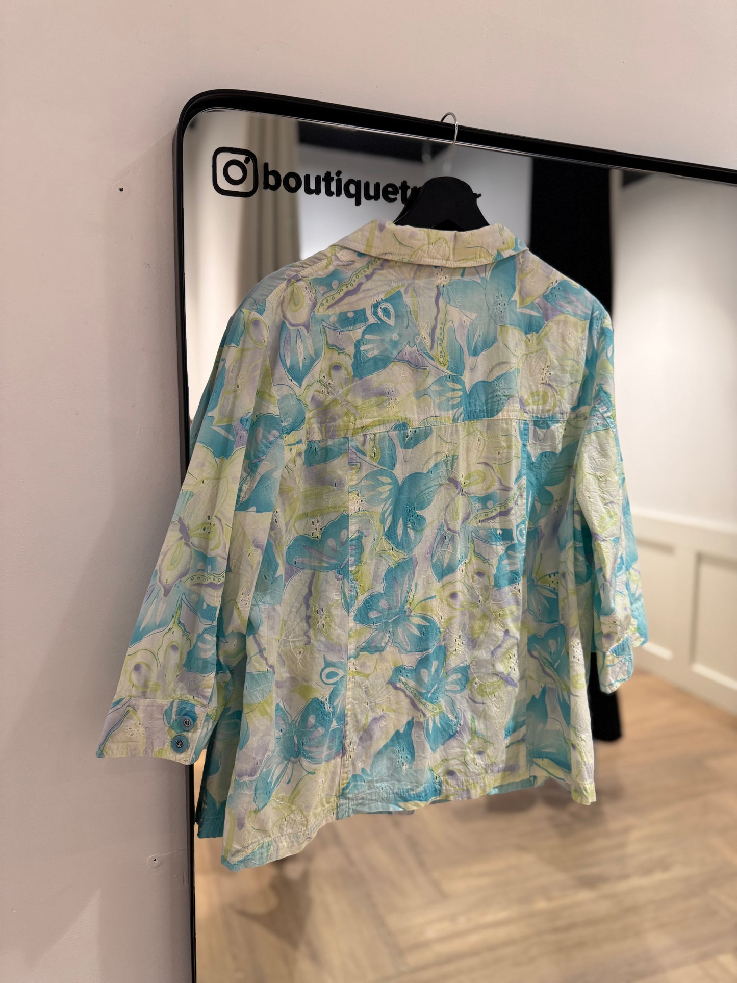 Surchemise à fleurs XXL