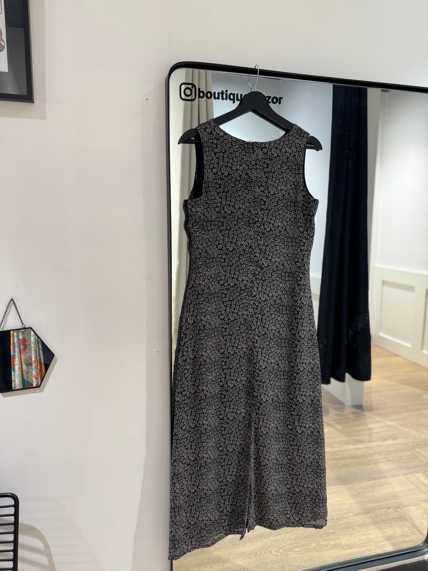 Robe longue à fleurs S