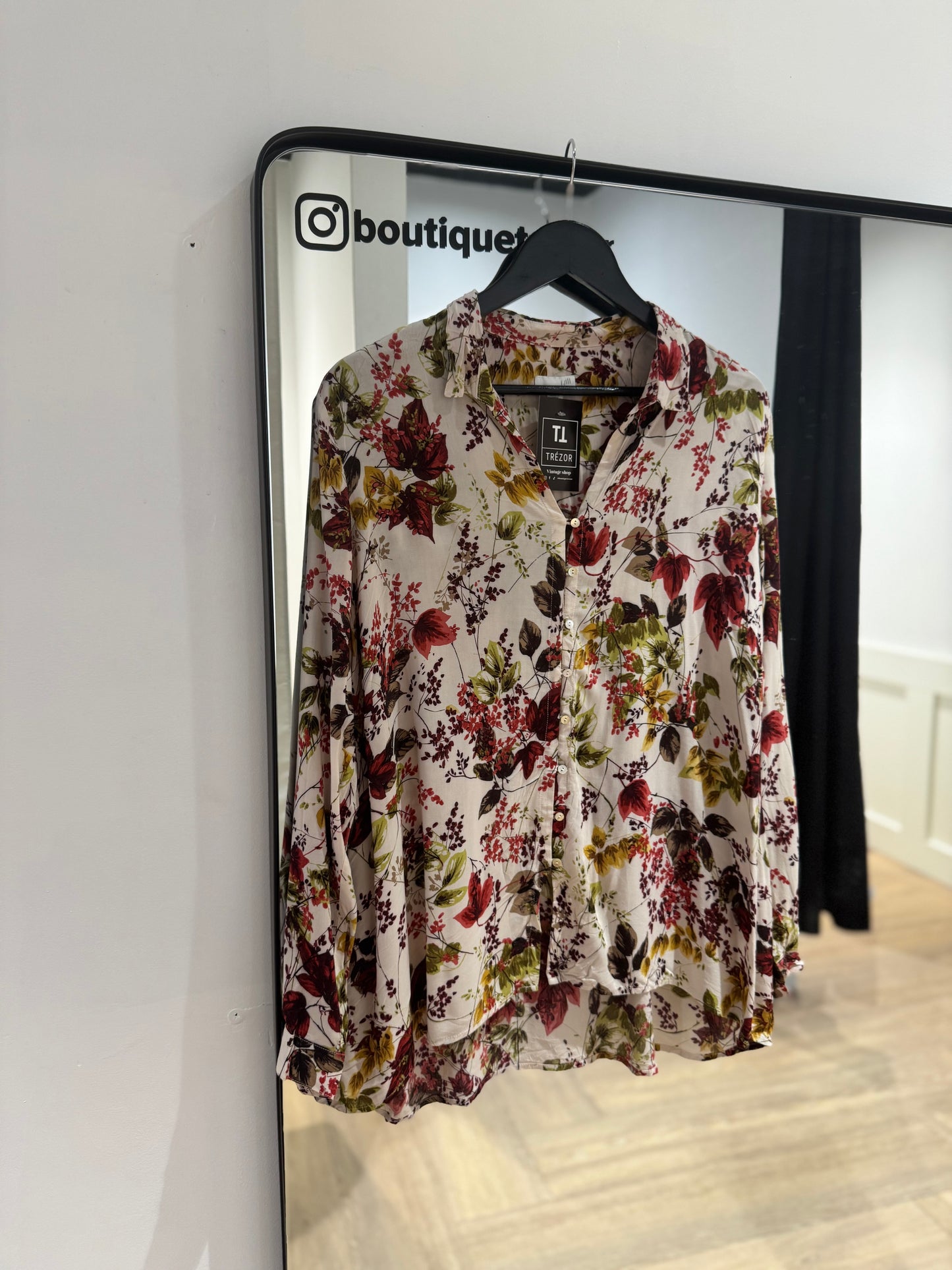 Blouse fluide à motifs M