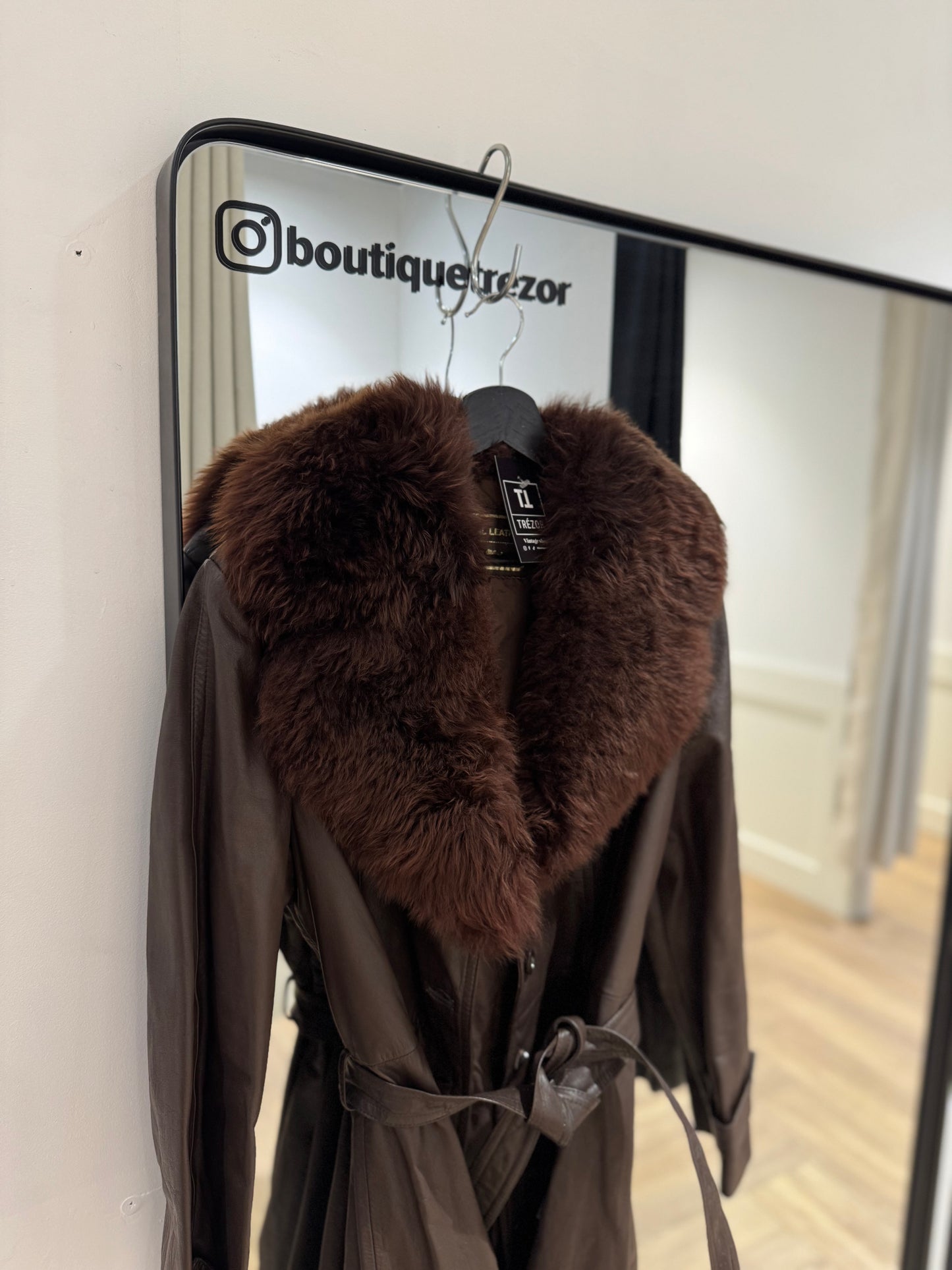 Manteau d’hiver en cuir M
