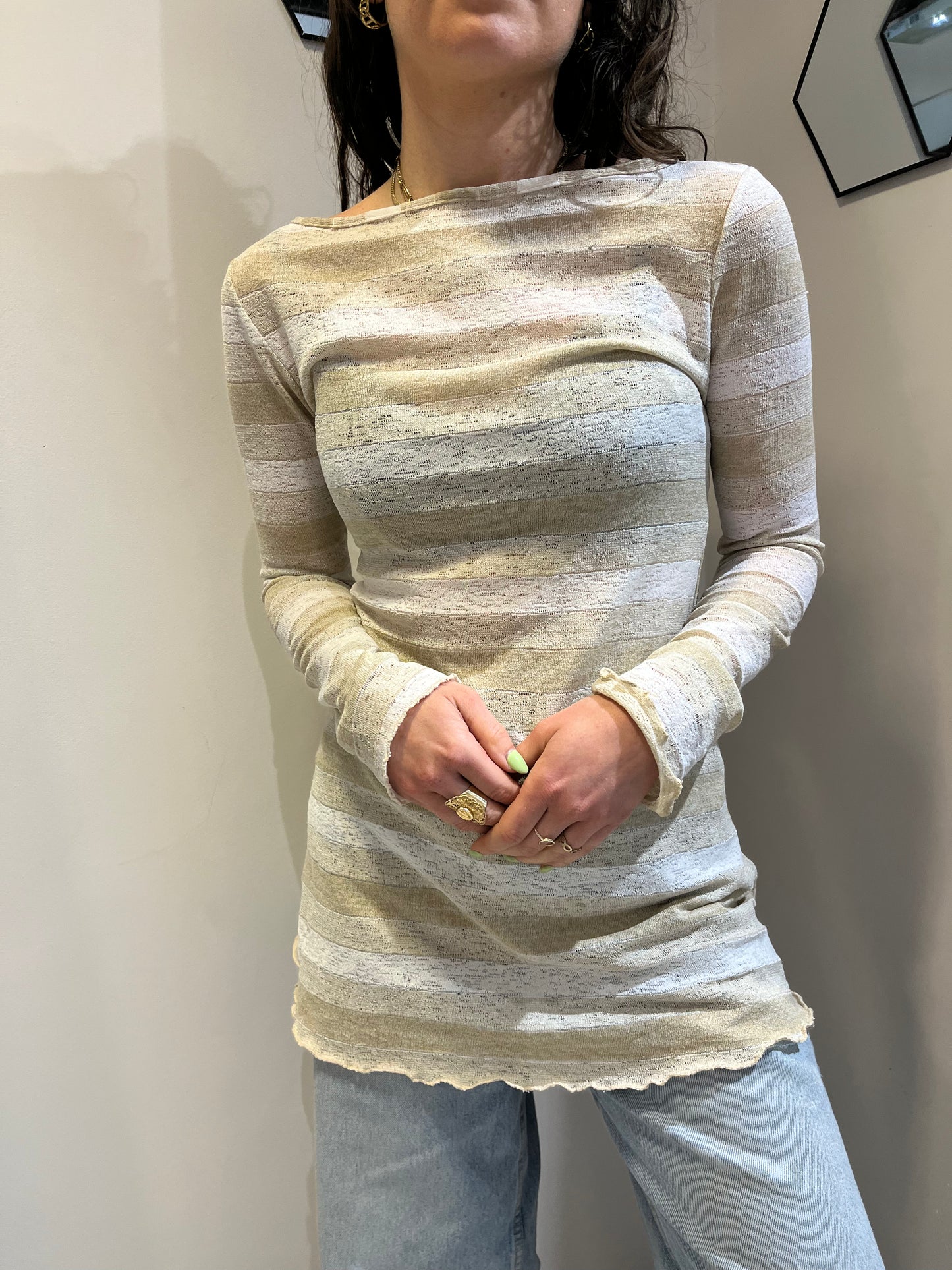 Top à rayures S/M