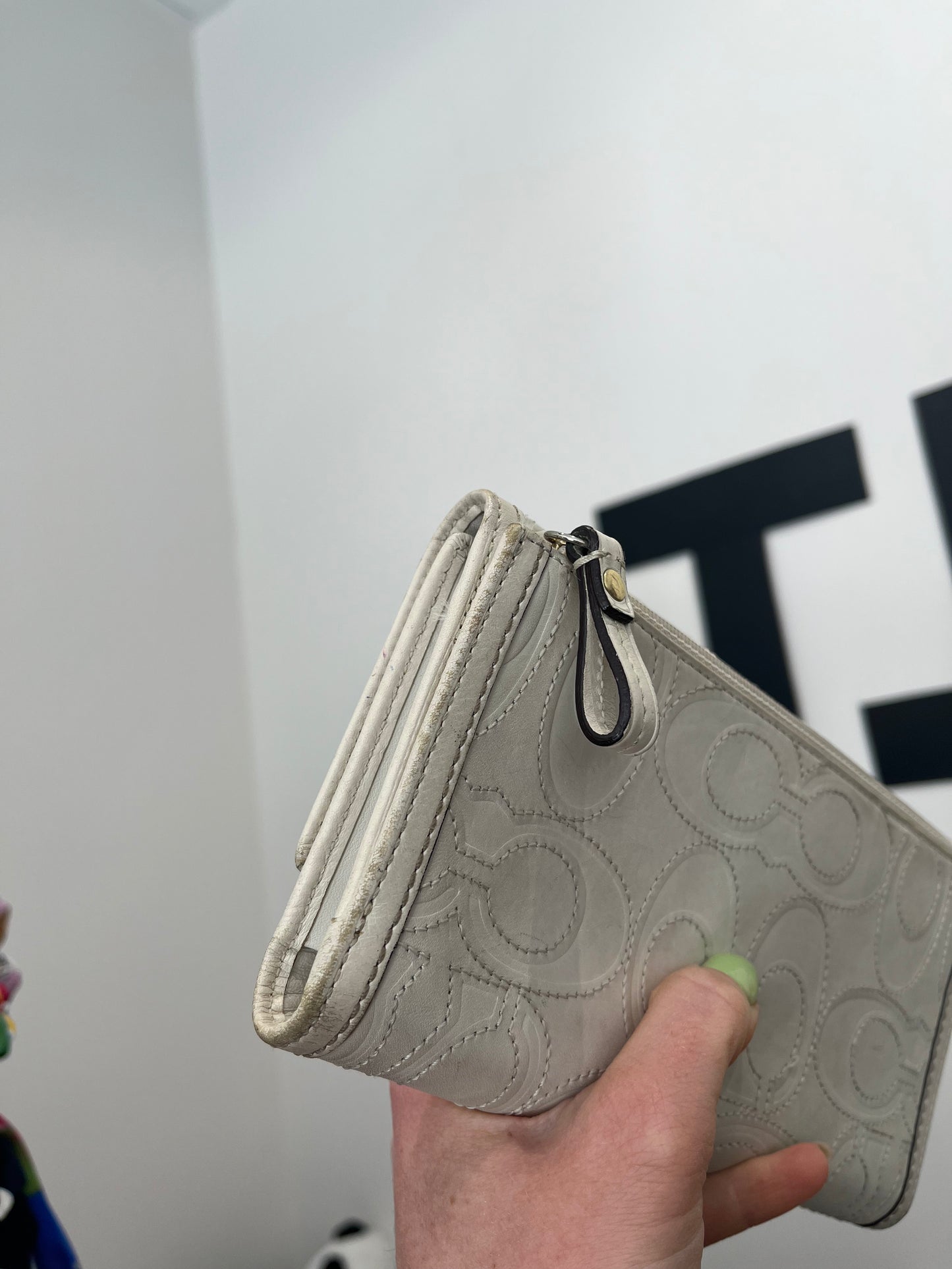 Portefeuille en cuir « Coach »