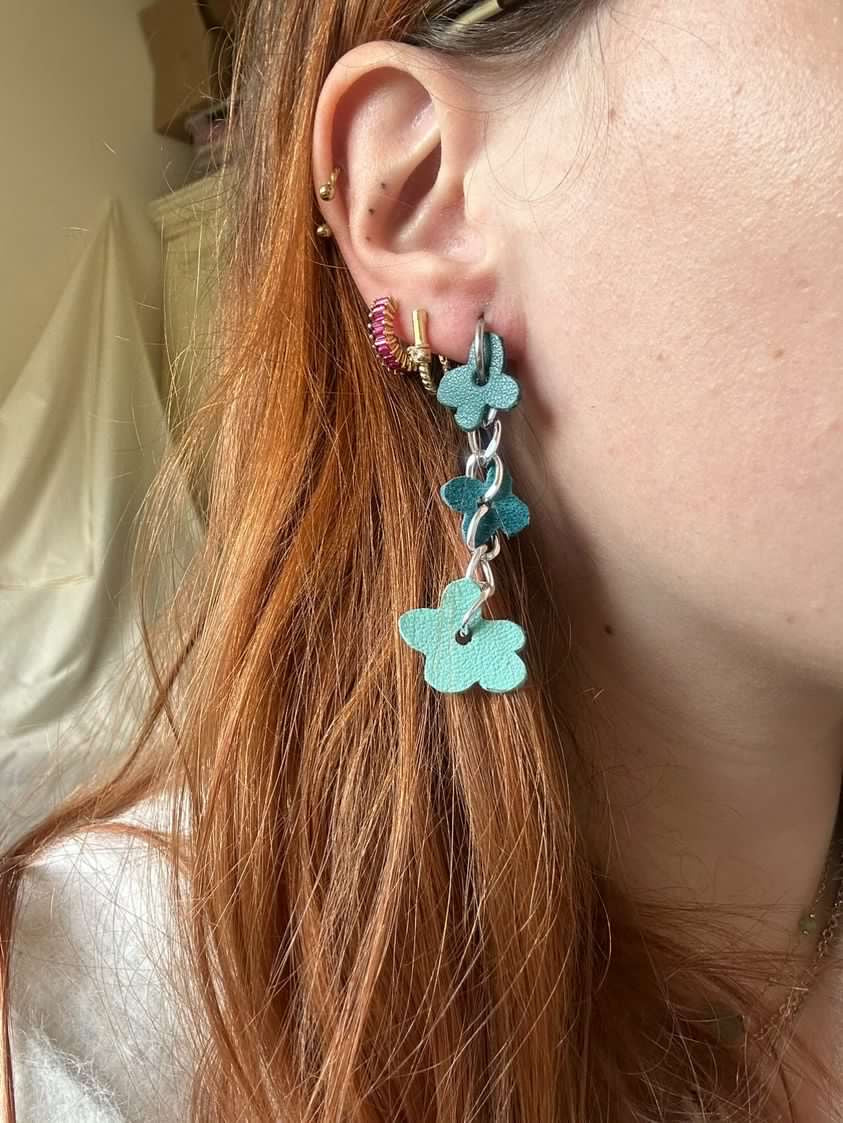 Boucles d’oreilles upcycle