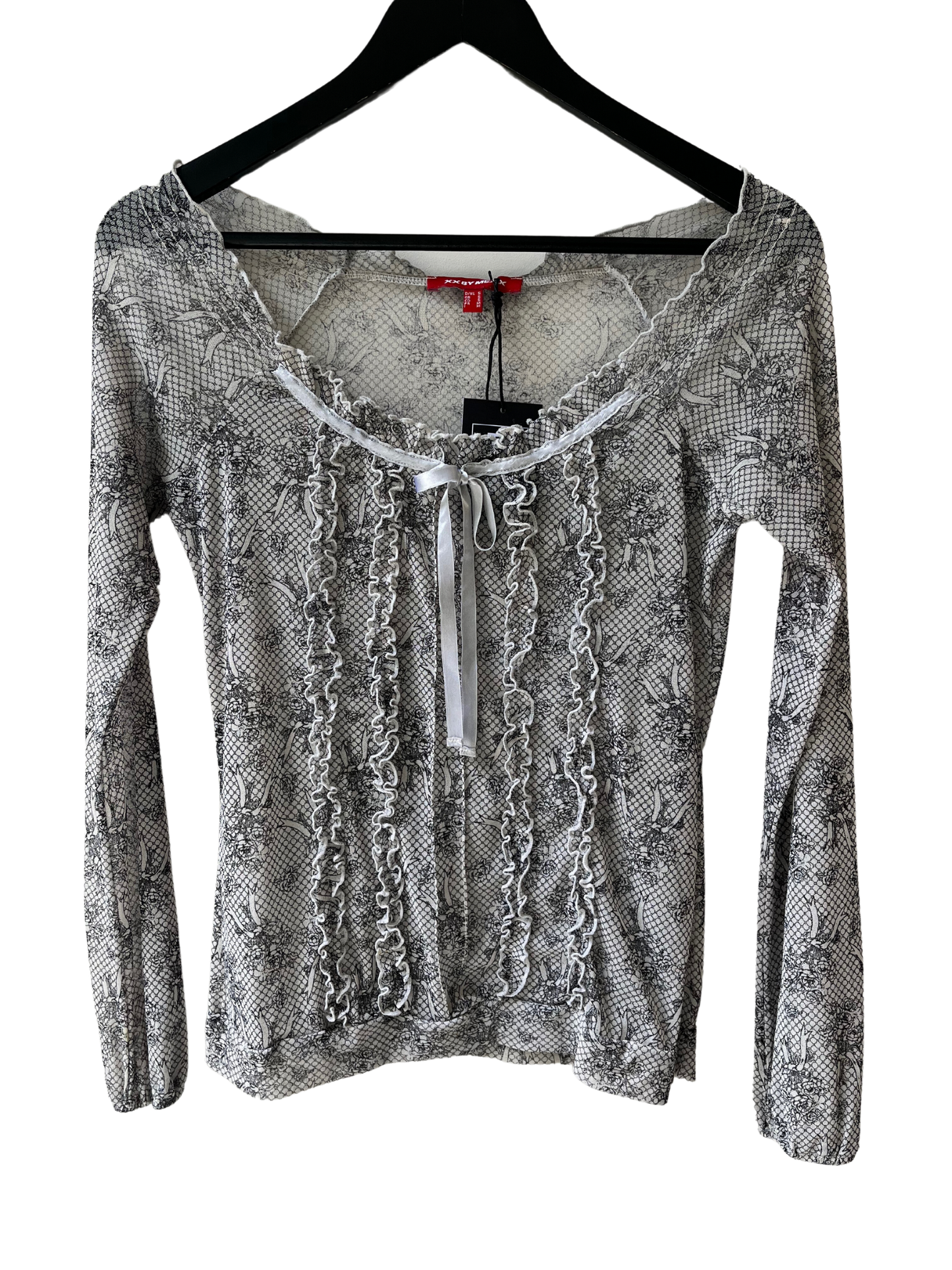 Top en mesh M
