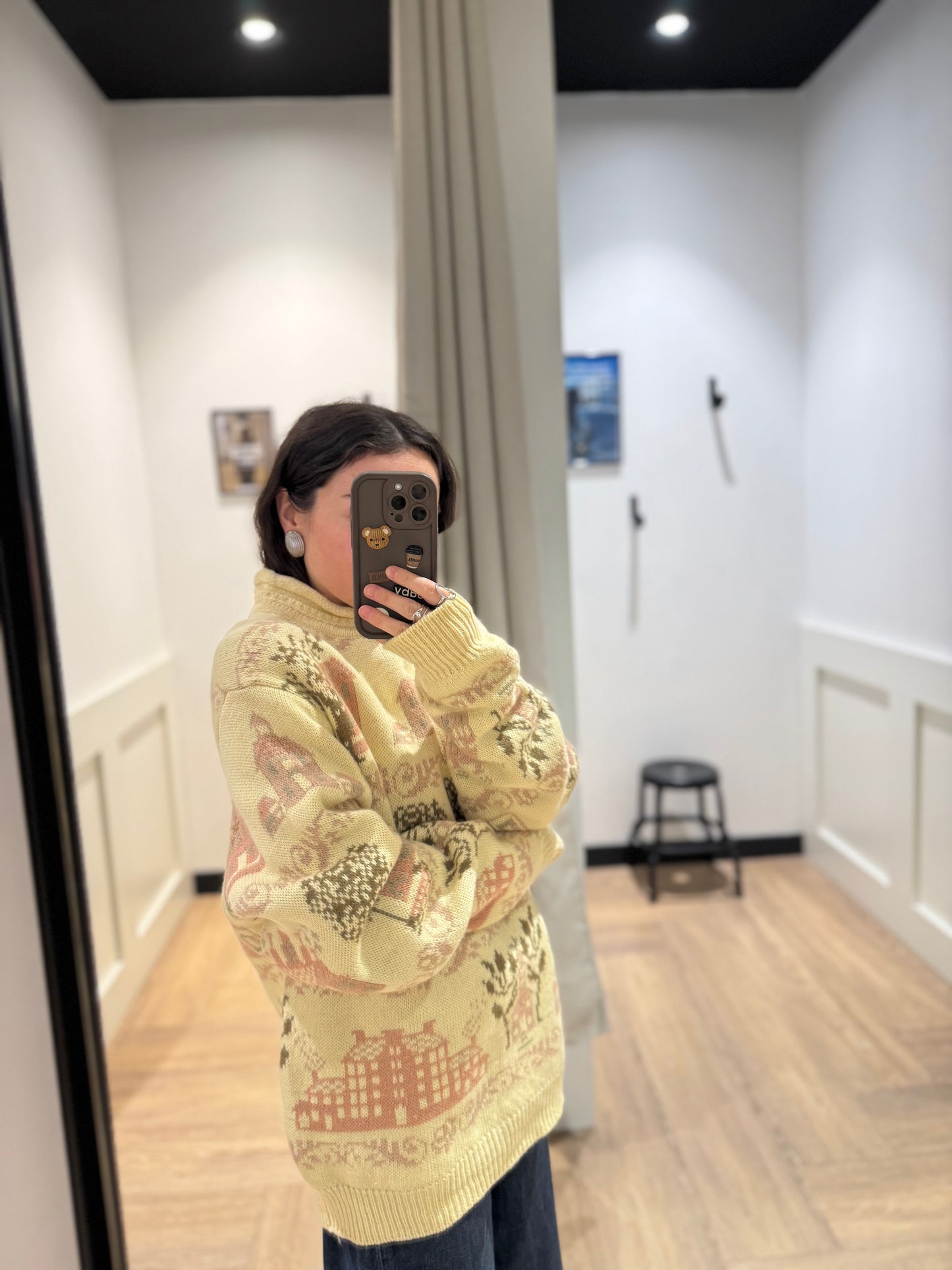 Pull d’hiver vintage L