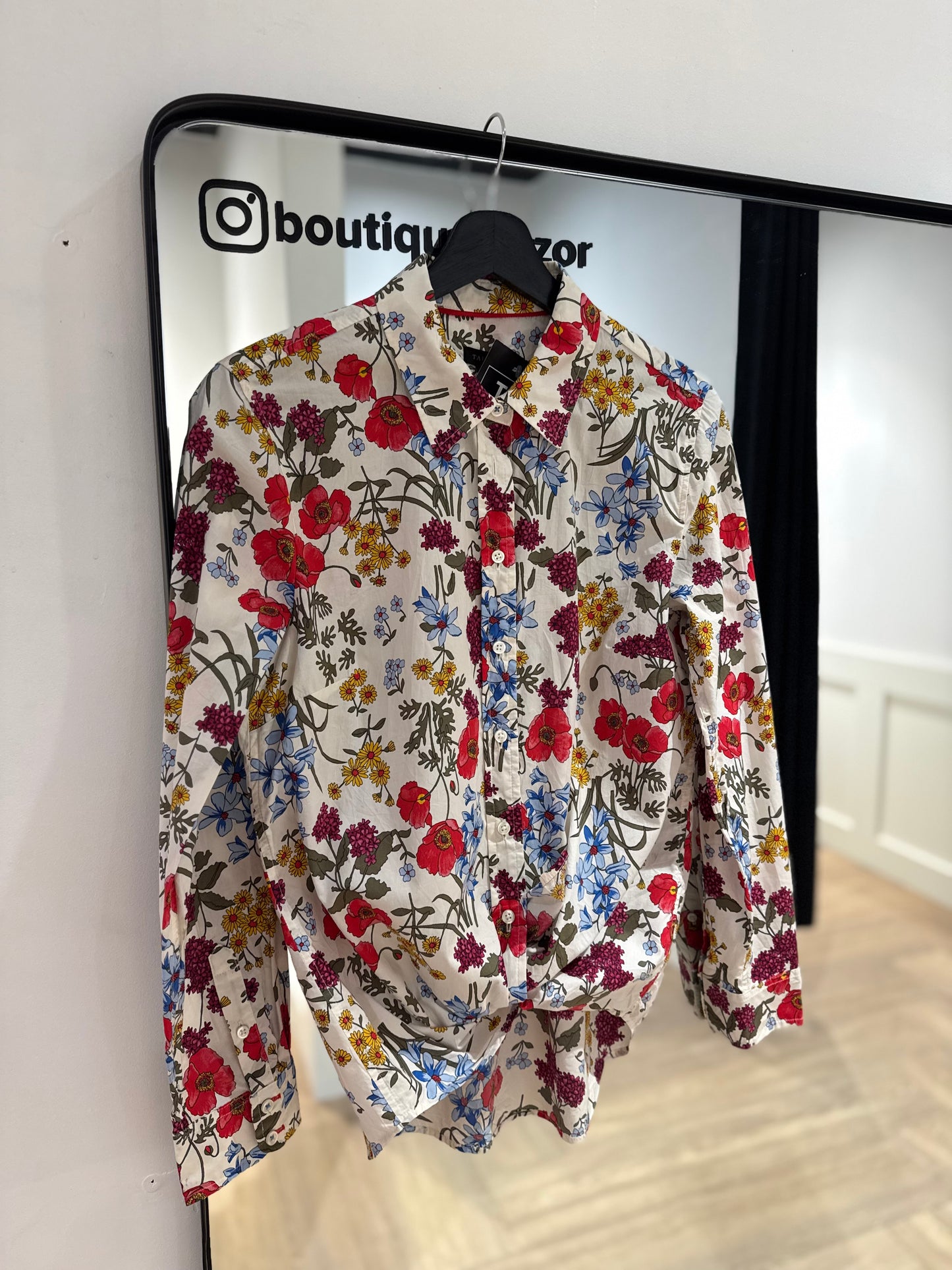 Chemise à fleurs S