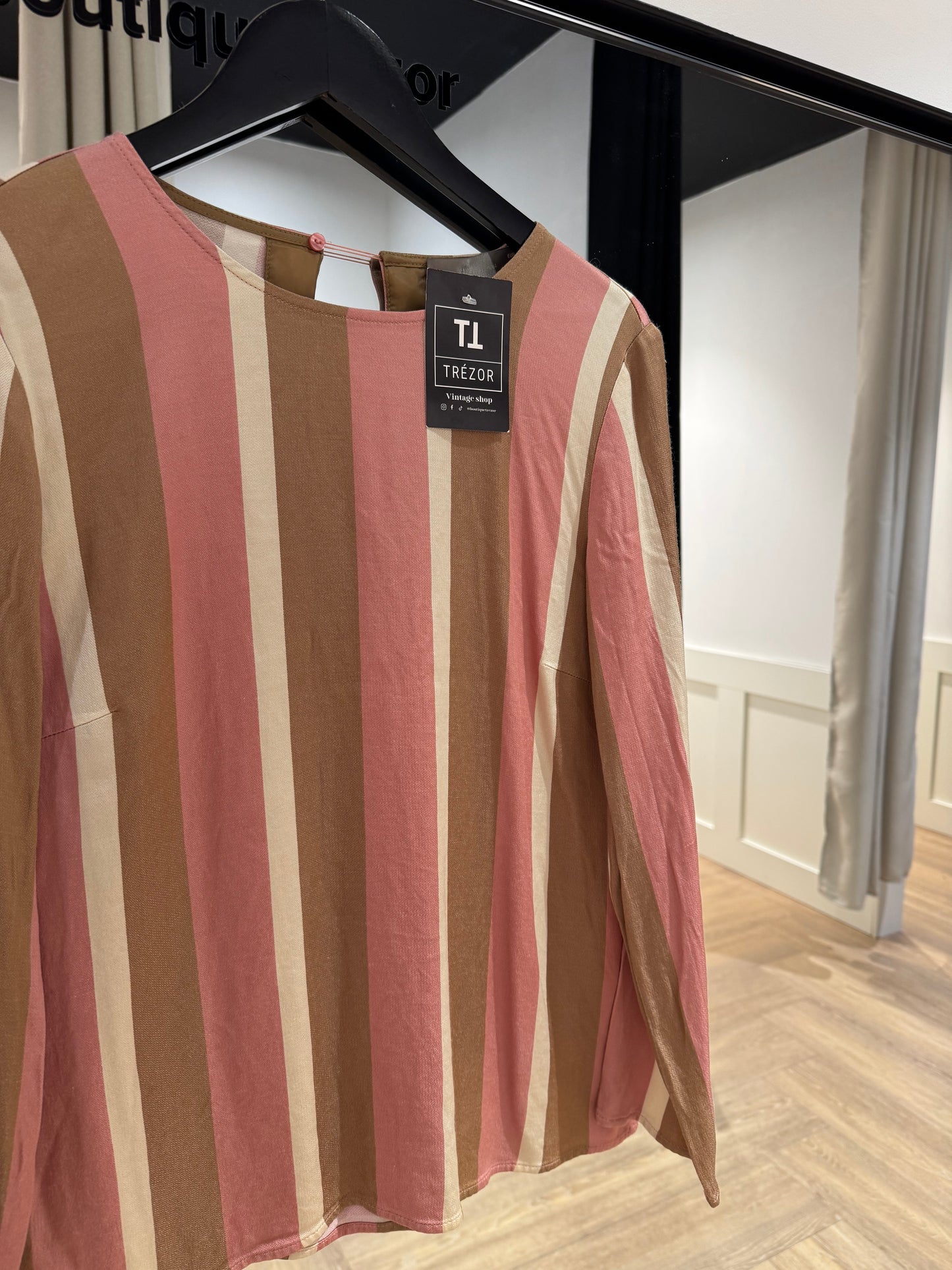 Blouse à rayures L