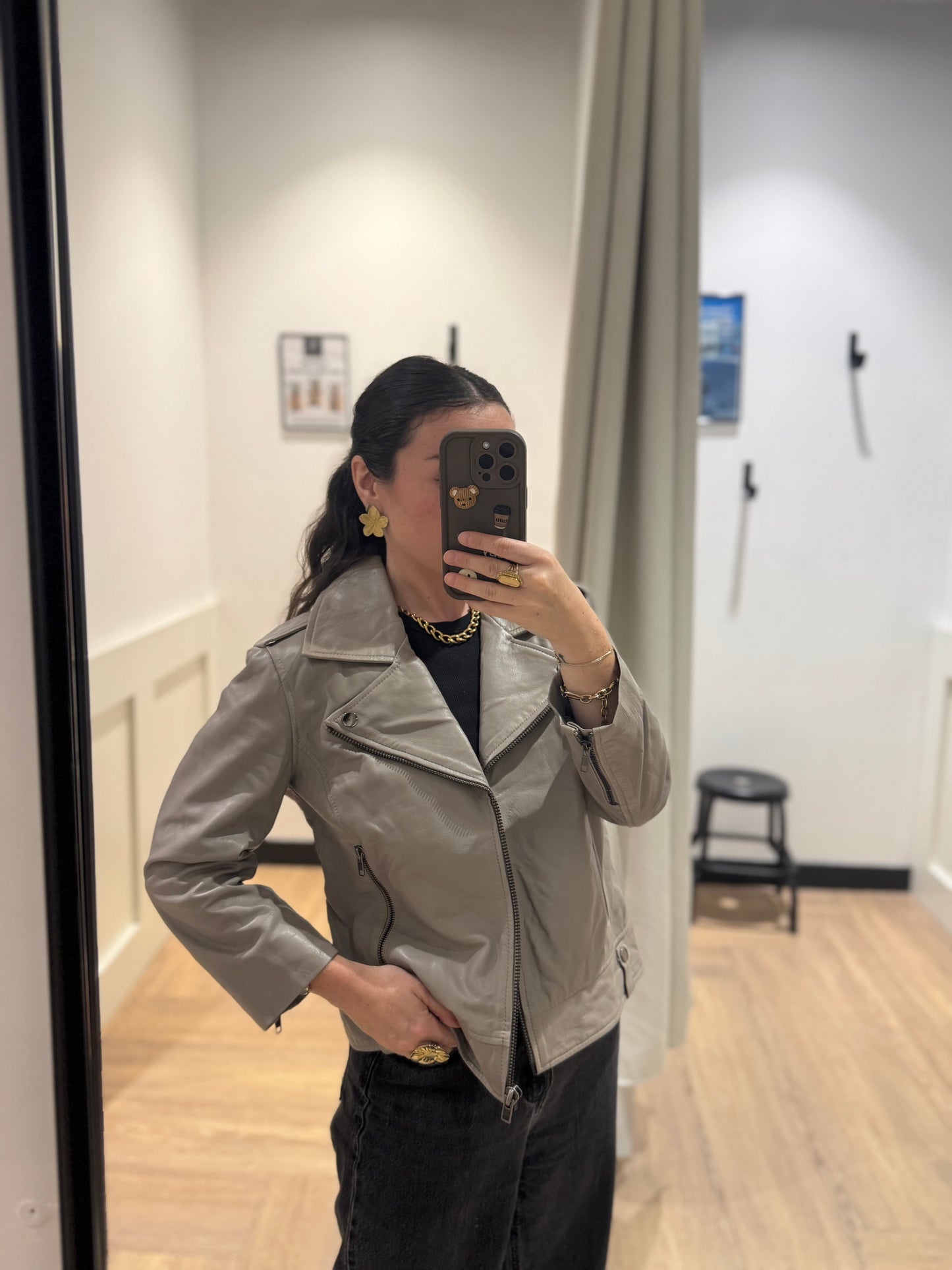 Veste perfecto en cuir M