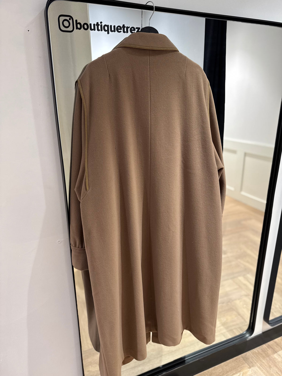 Manteau en laine et cachemire XXL
