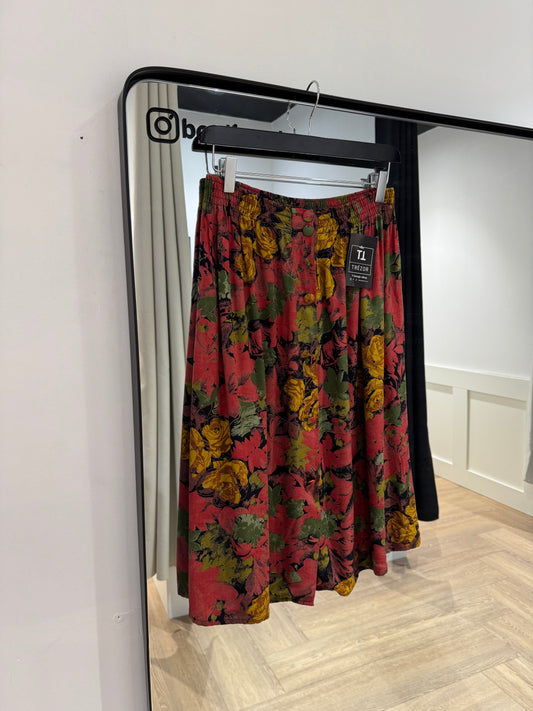 Jupe vintage colorée 38