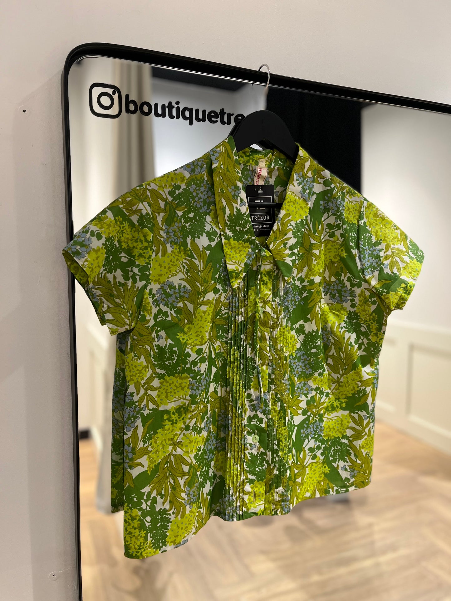 Blouse à fleurs XL