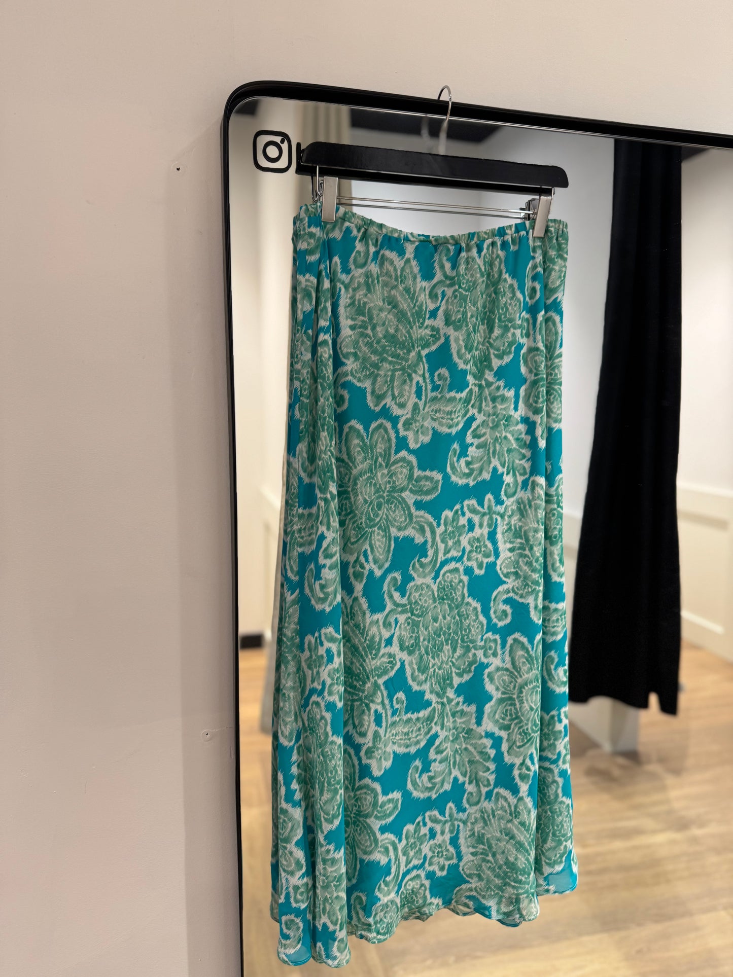 Jupe longue à motifs S