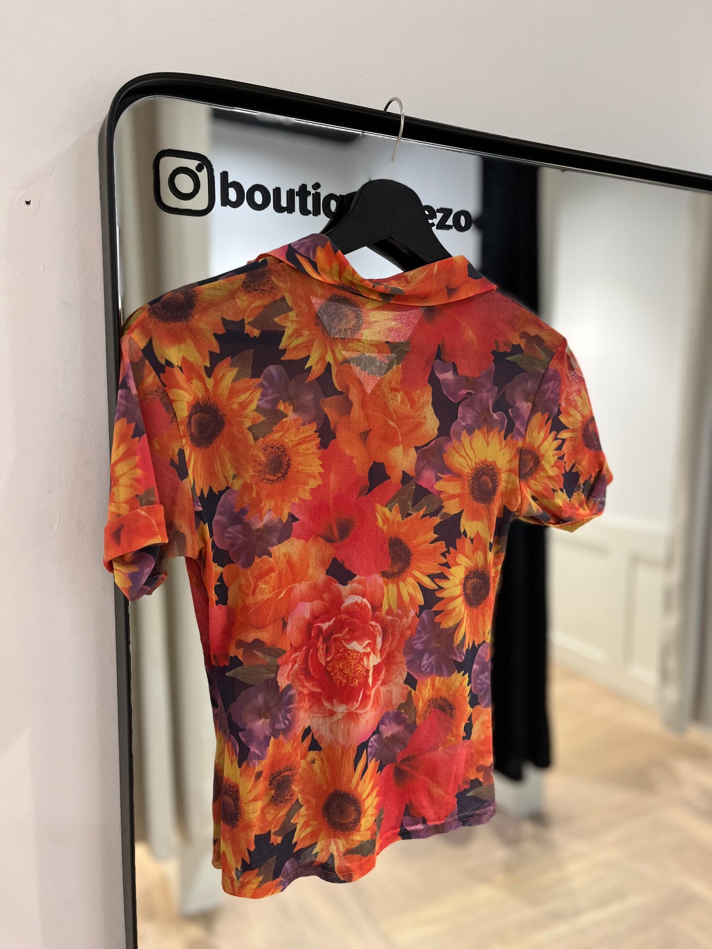 Blouse à fleurs XS