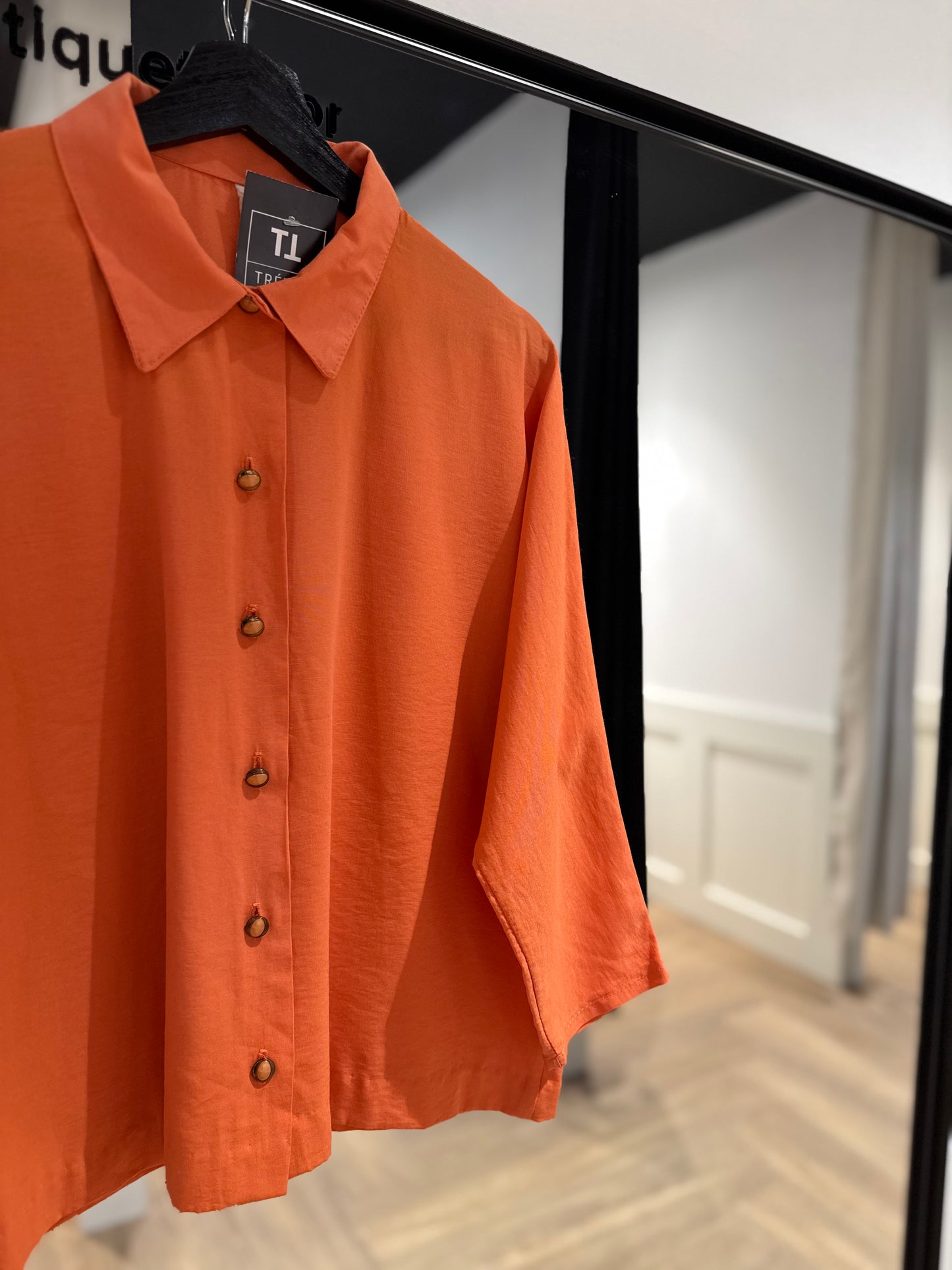 Blouse vintage orange S/M