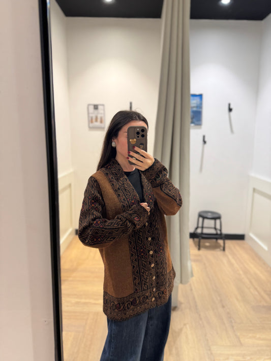 Cardigan en laine alpaga L