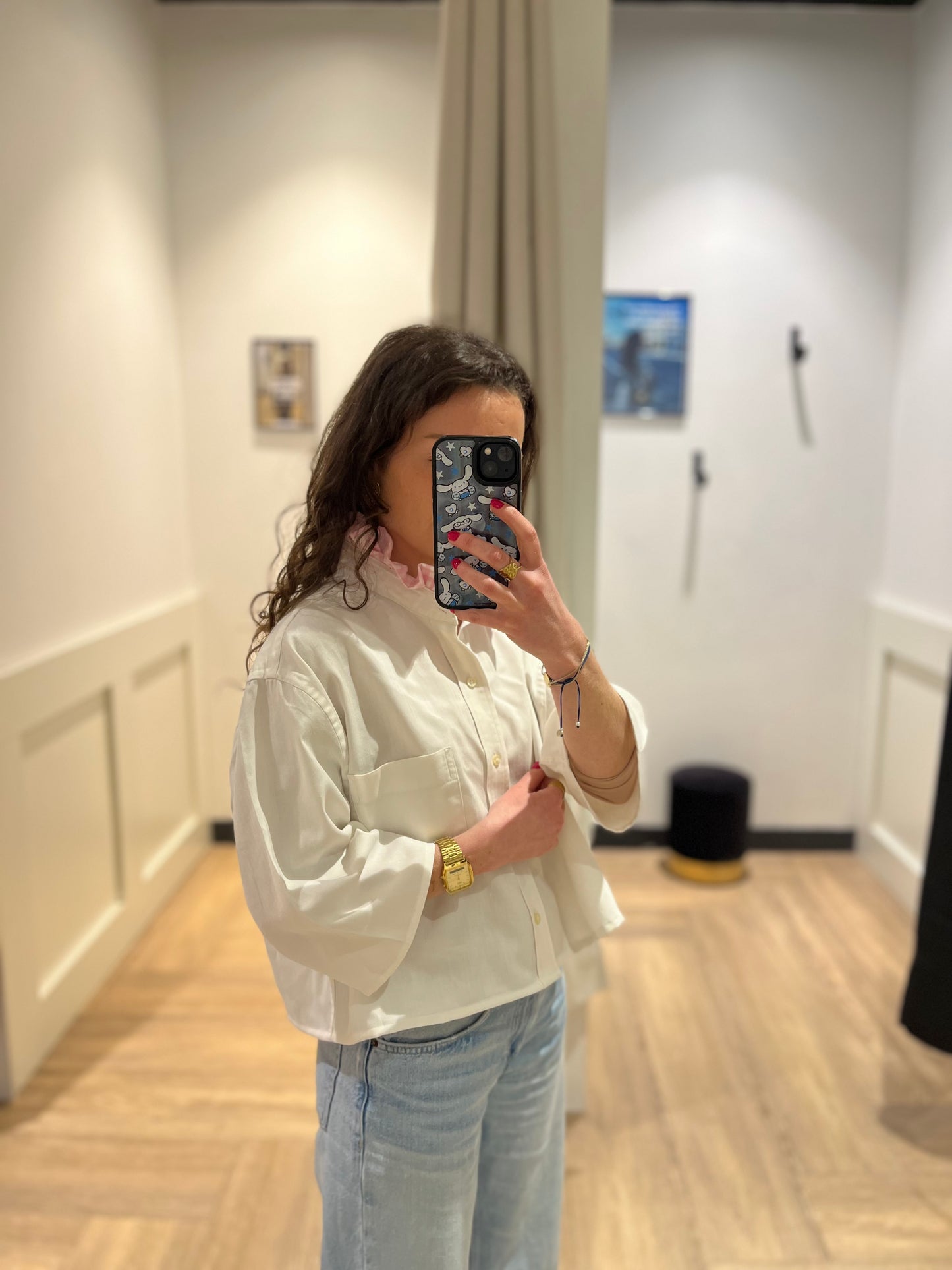 Chemise upcyclée Tommy Hilfiger S