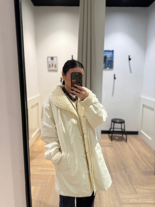 Manteau crème vintage M/L