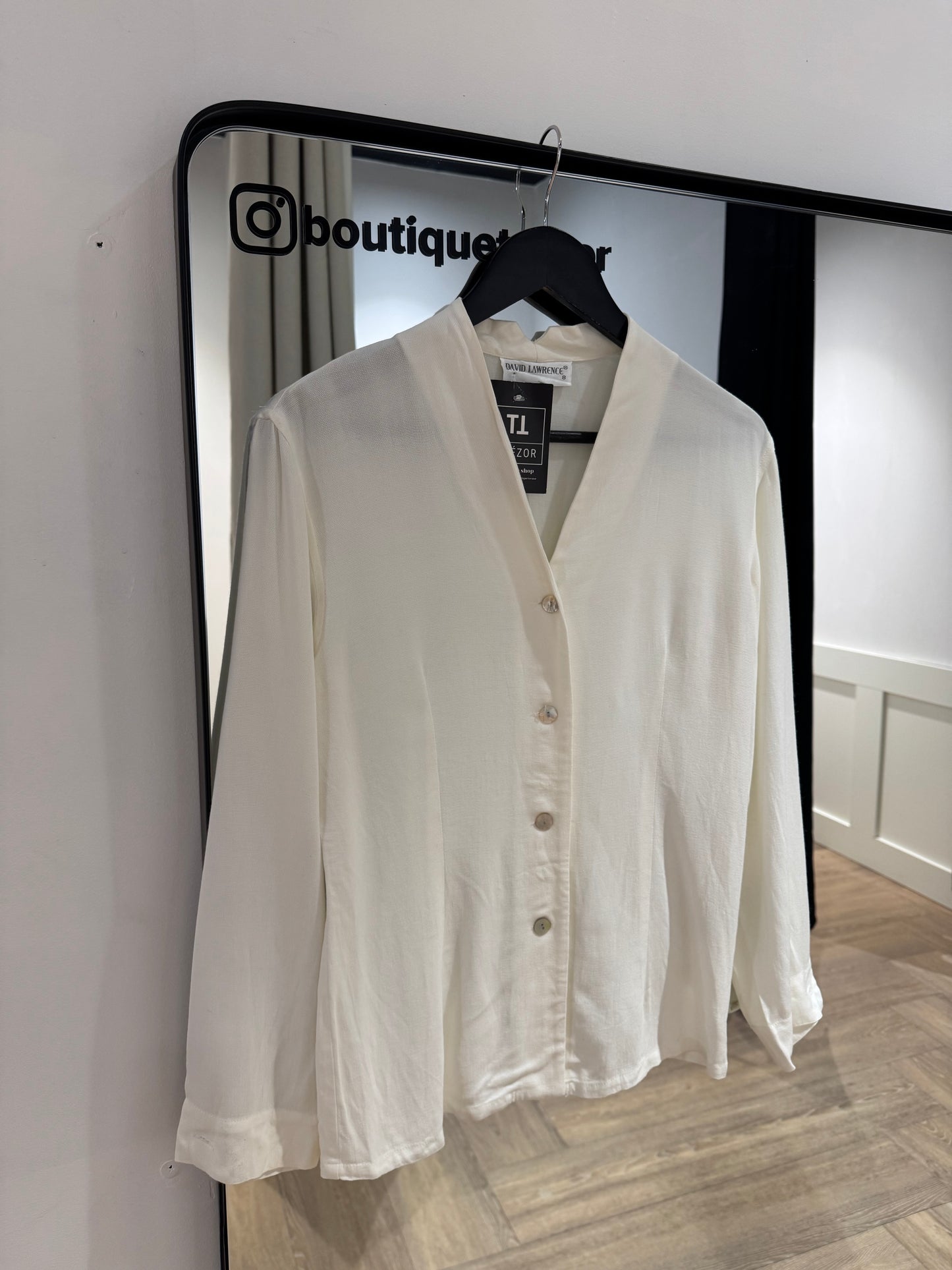 Blouse fluide écrue M