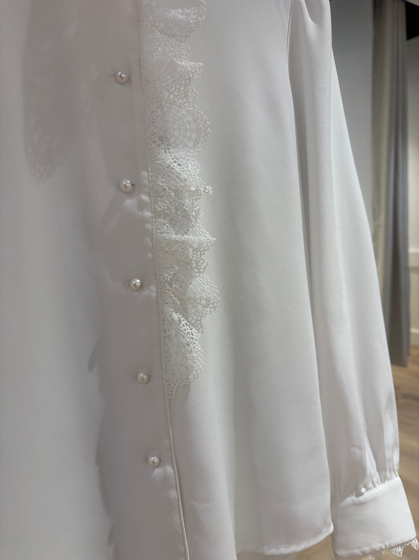 Blouse vintage blanche S