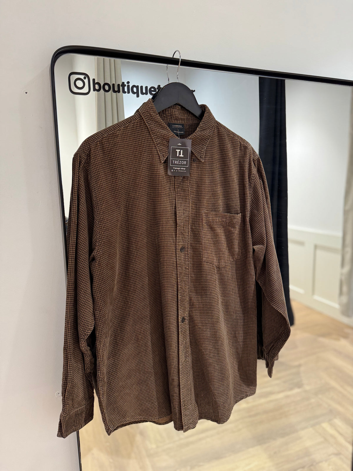 Chemise à carreaux L