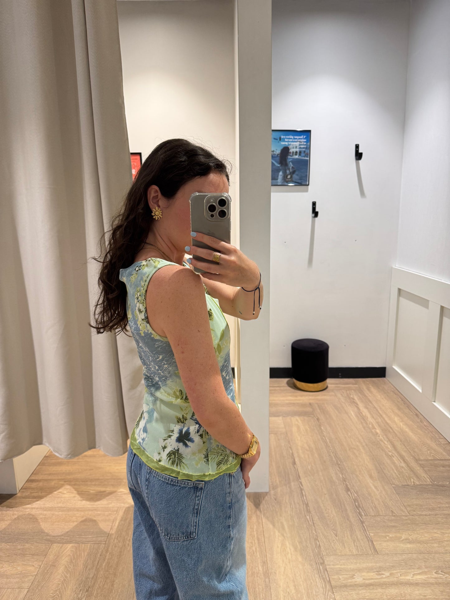 Débardeur vintage à motifs S