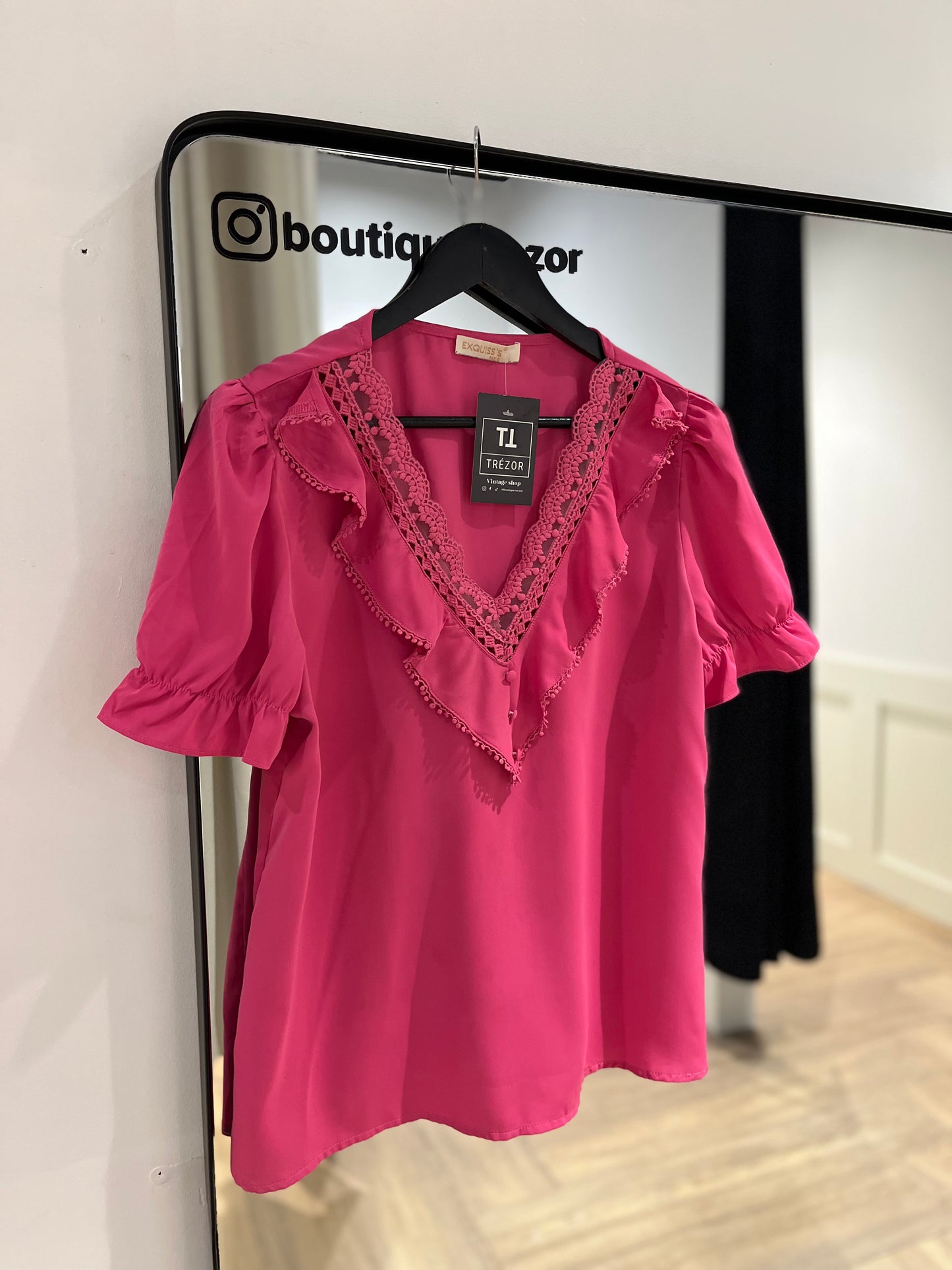 Blouse à volants L