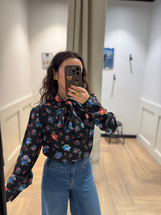 Blouse à fleurs M