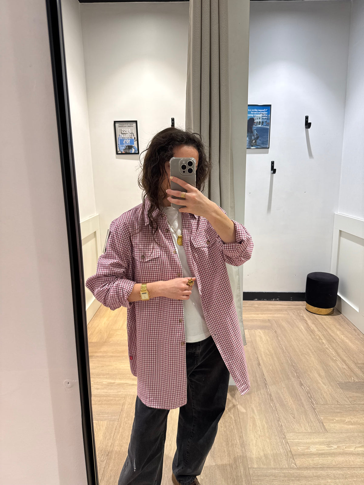 Chemise à carreaux L