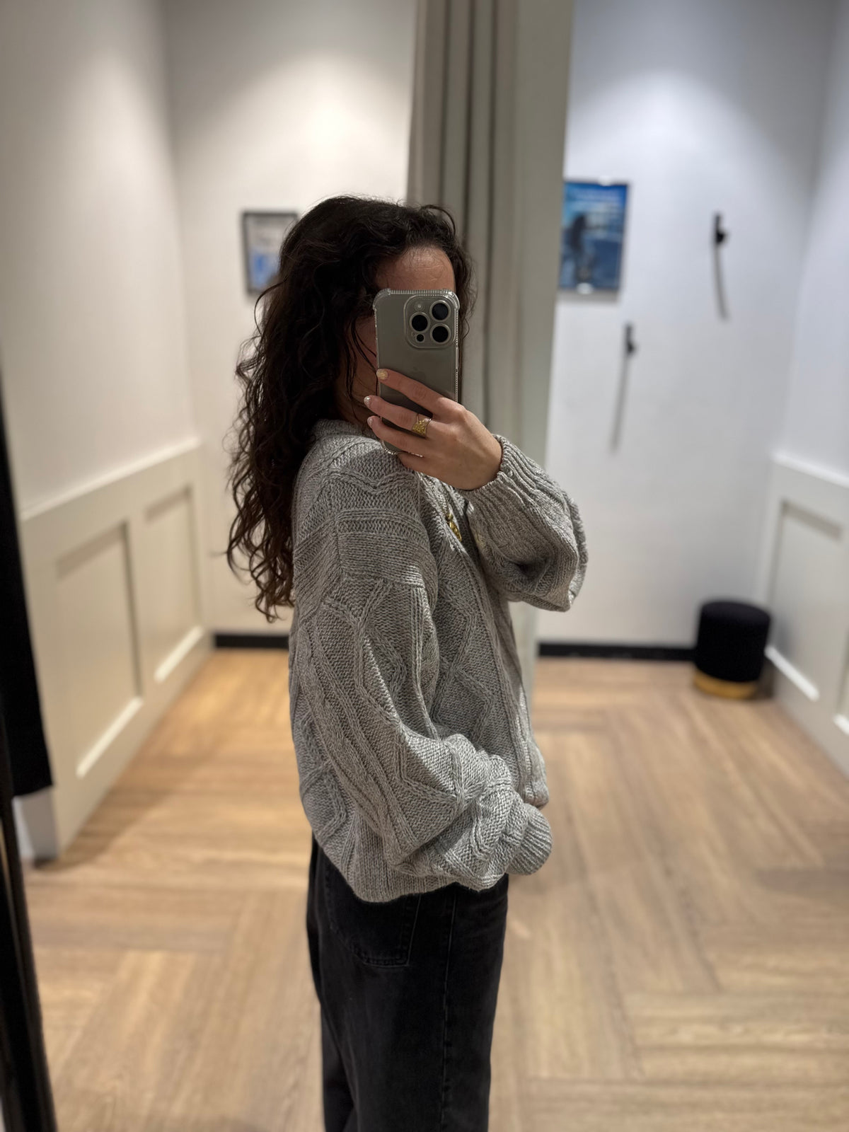 Pull vintage torsadé L