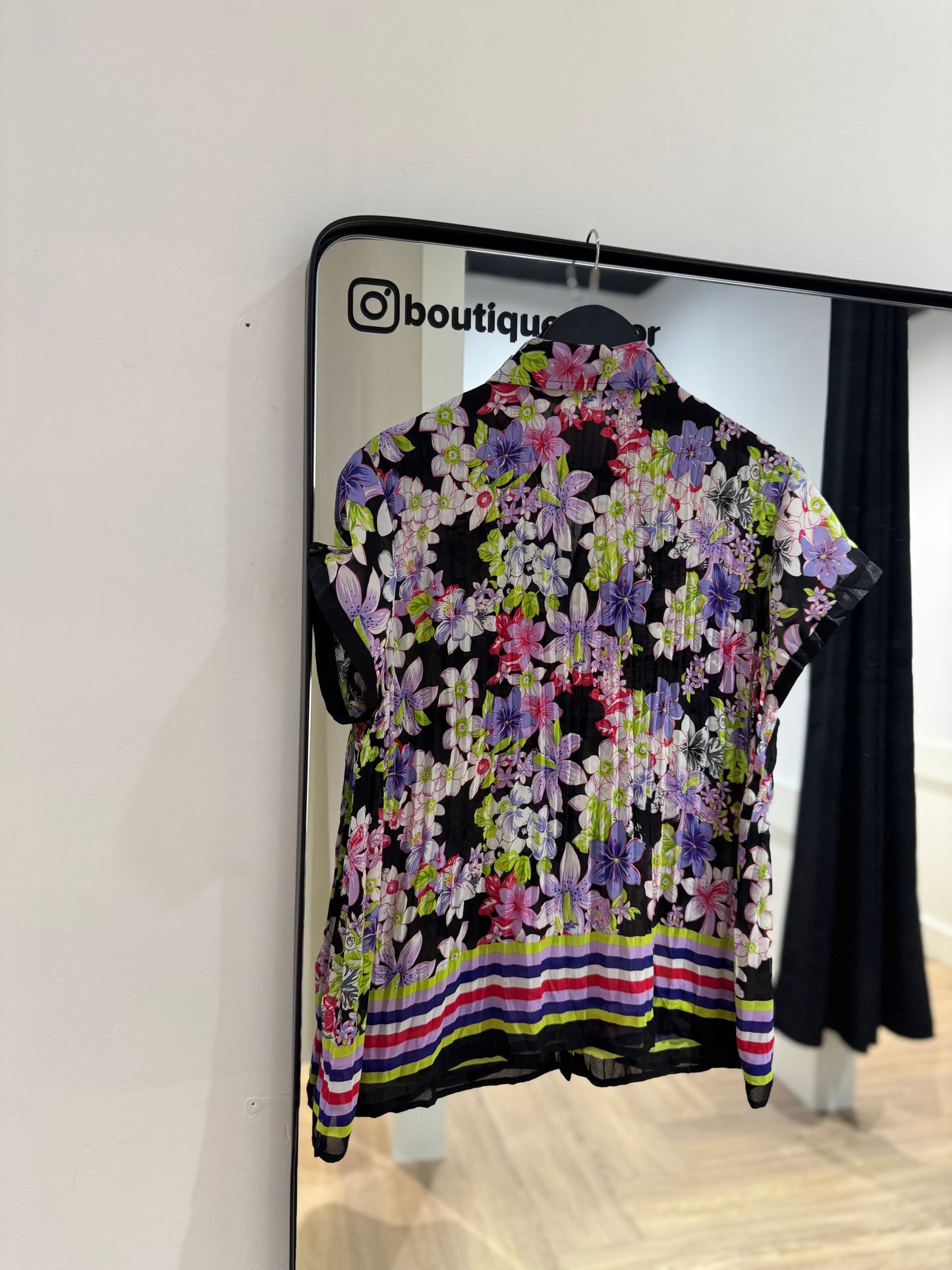 Blouse légère à fleurs XL