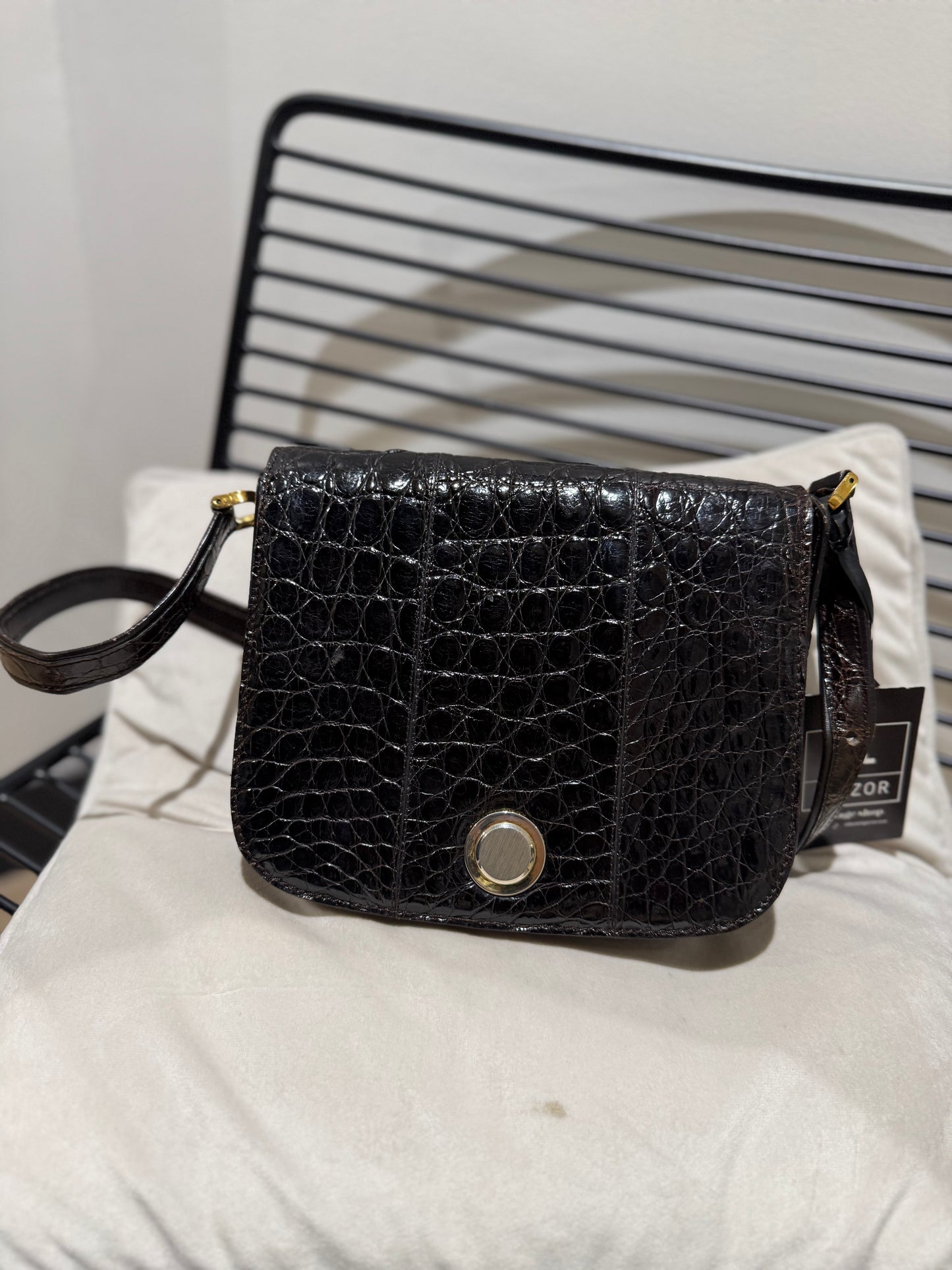 Sac à main vintage vernis
