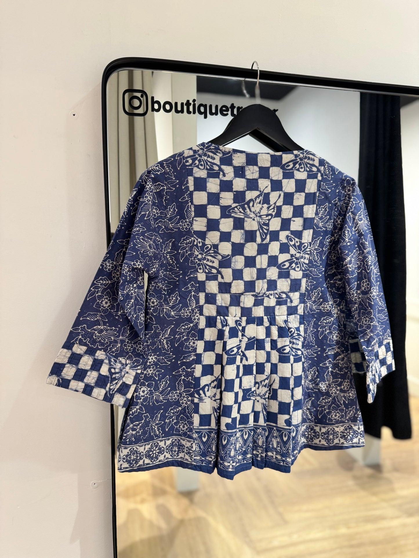 Veste vintage à motifs S