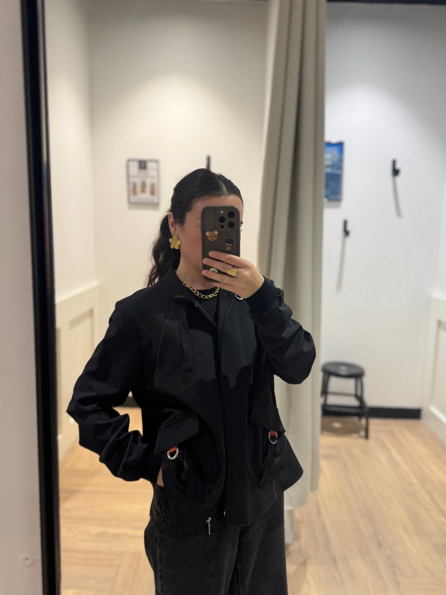 Veste vintage noire M