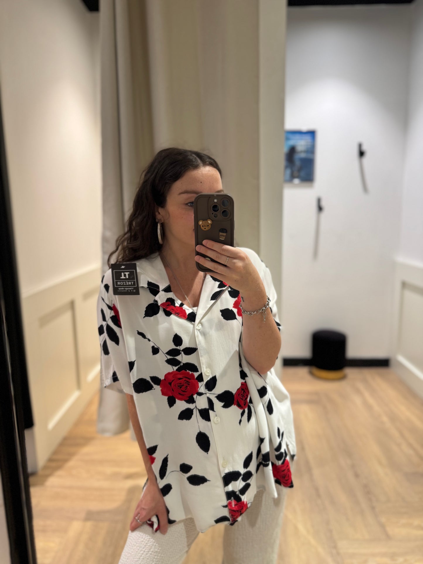Blouse à fleurs 3XL