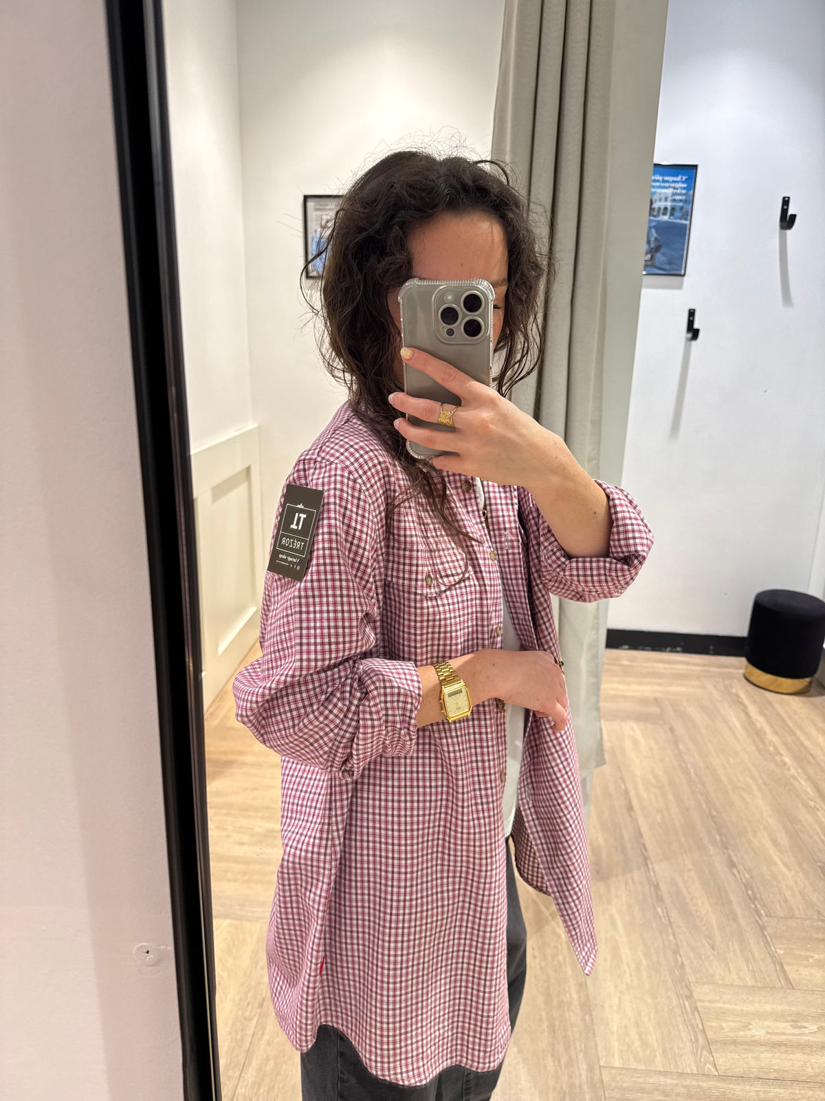 Chemise à carreaux L