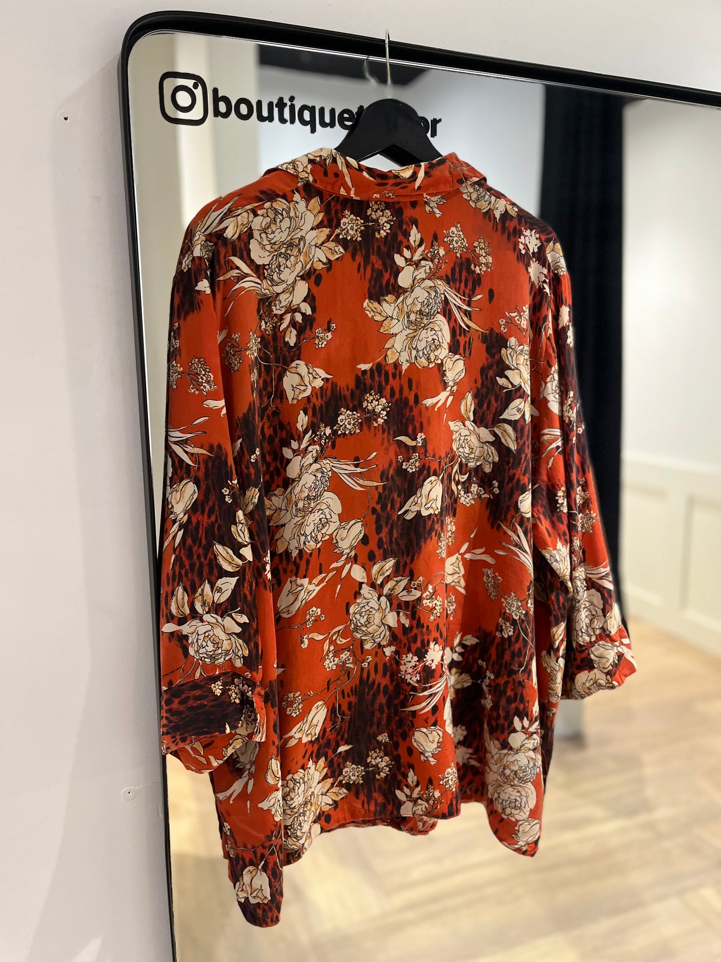 Blouse à fleurs 3XL