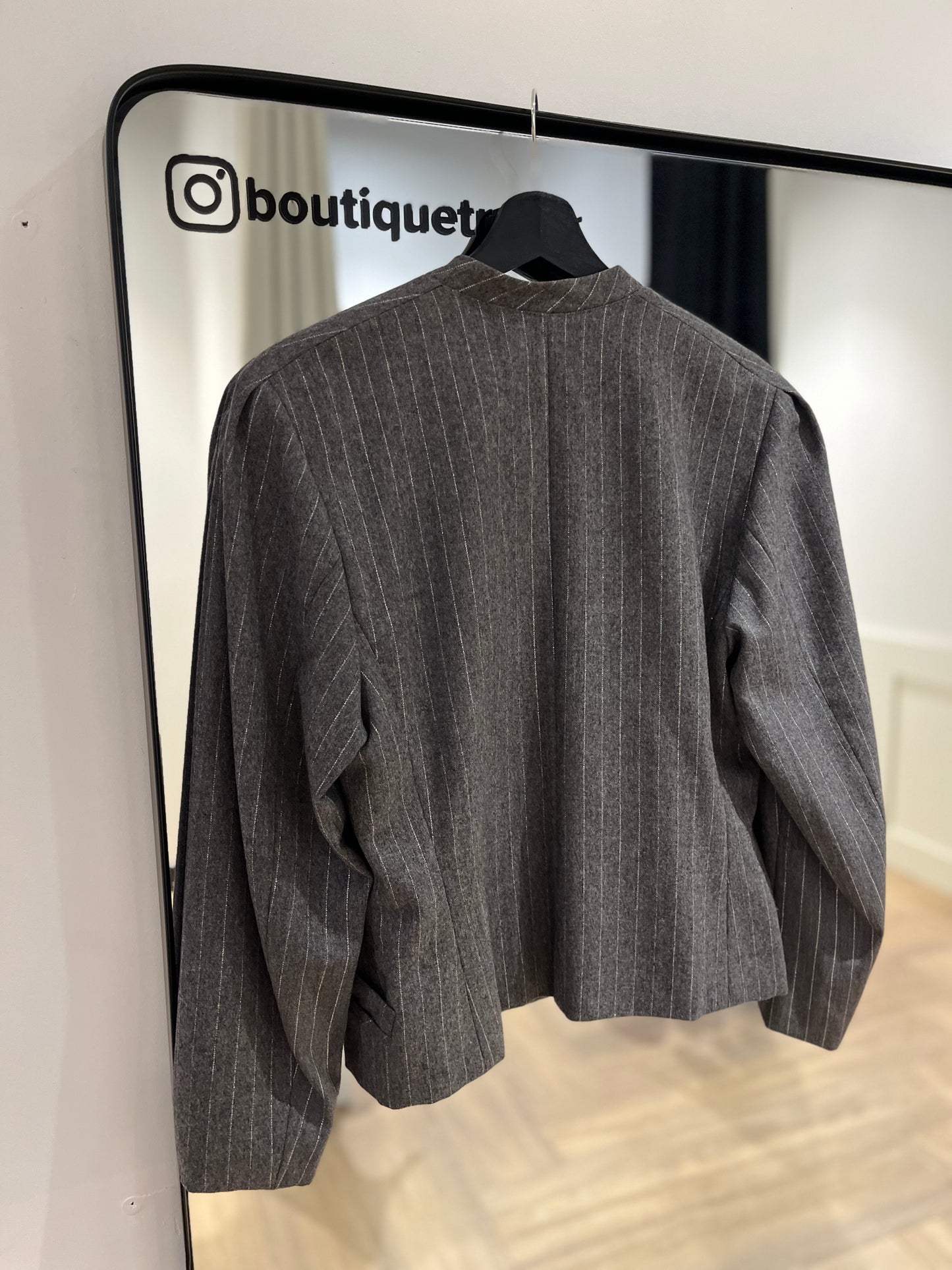 Blazer à fines rayures M