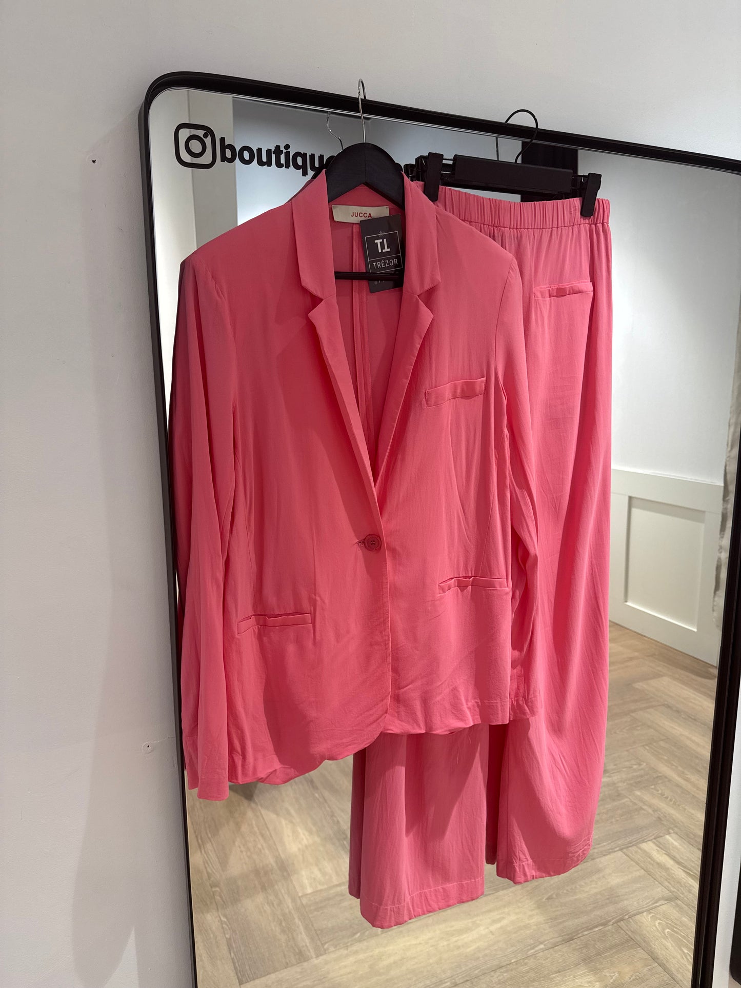 Ensemble tailleur rose M