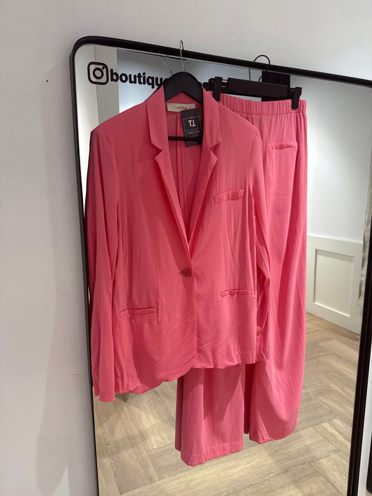 Ensemble tailleur rose M