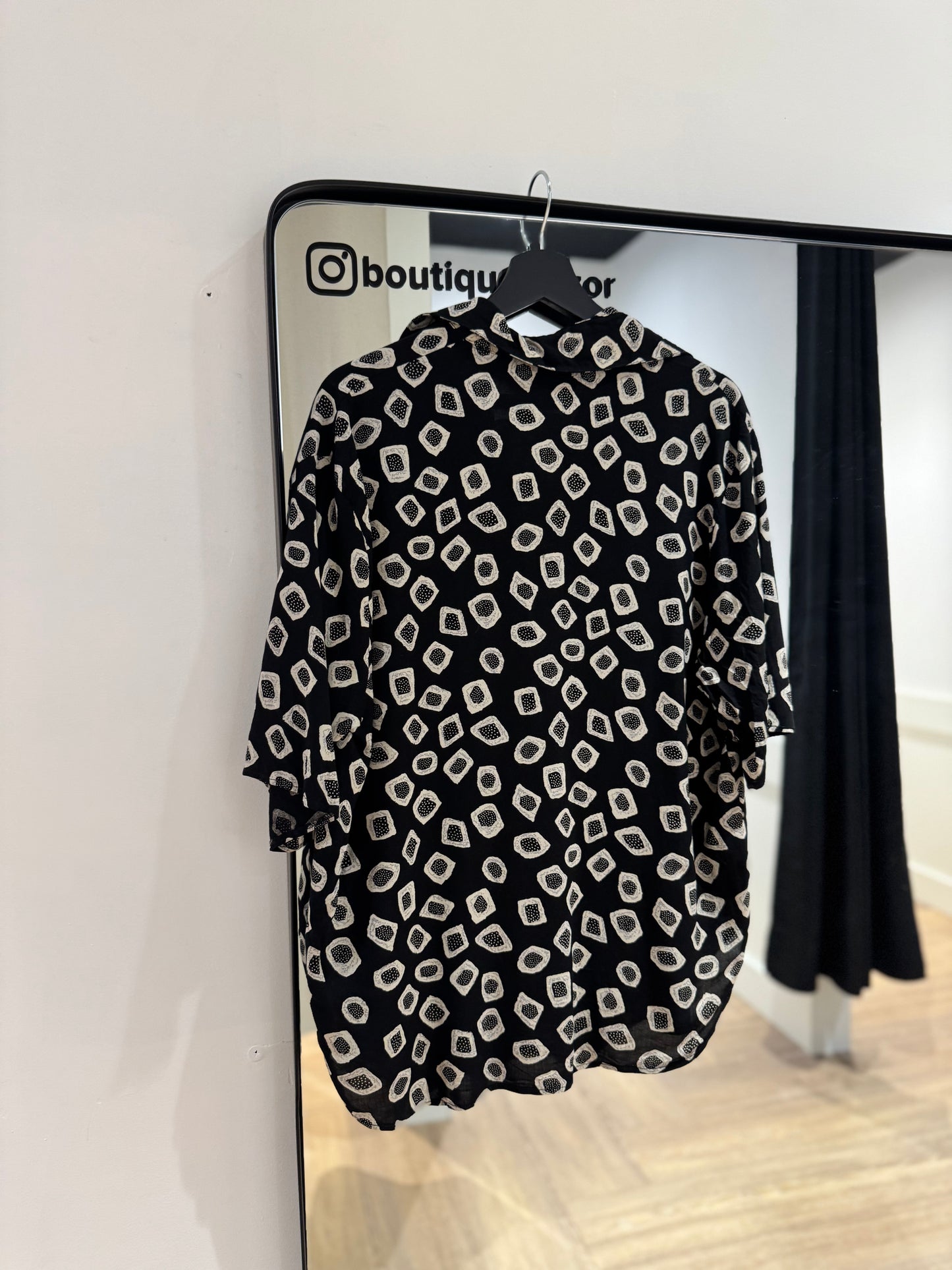 Blouse vintage à motifs XXL