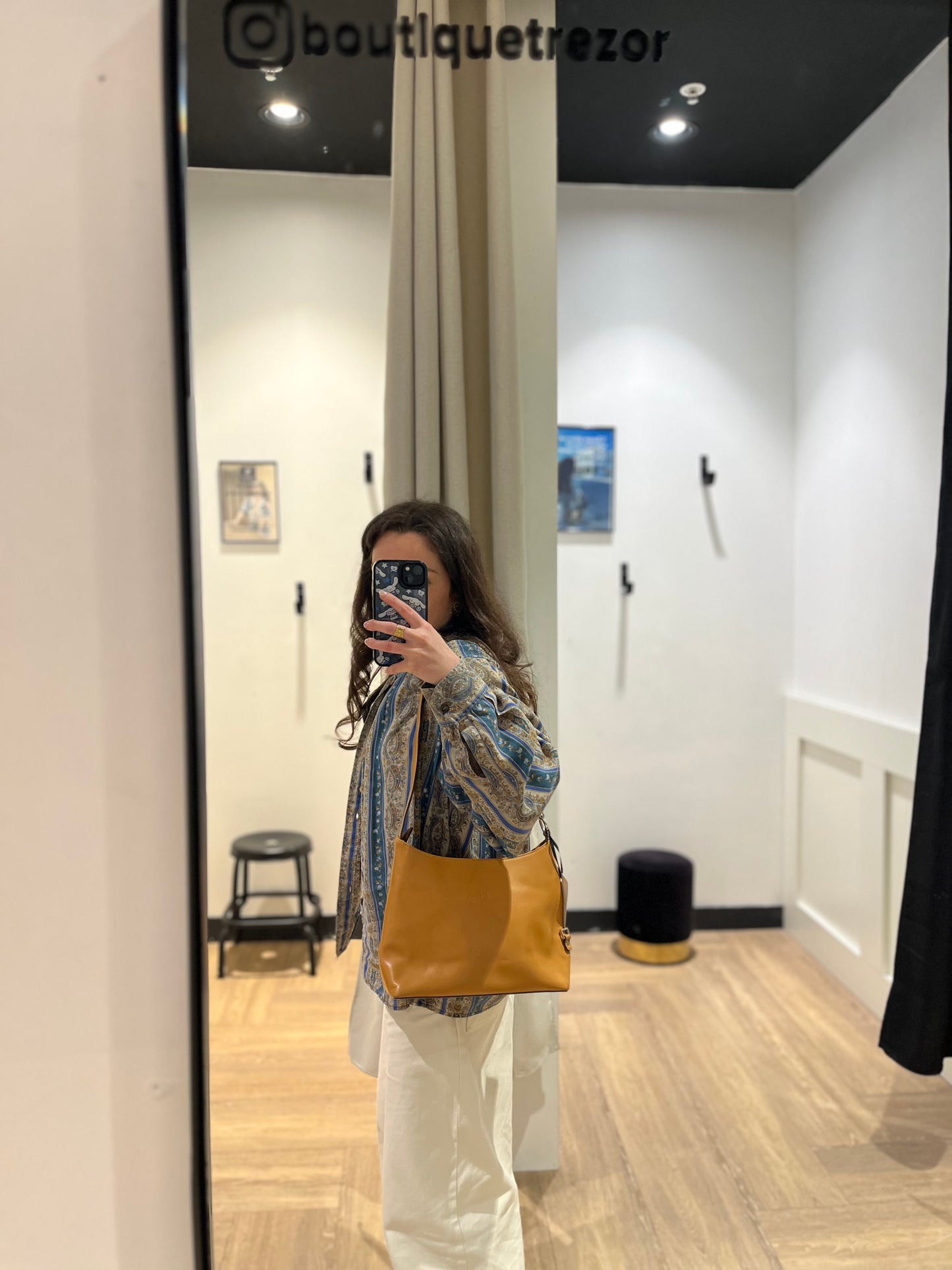 Sac à main camel