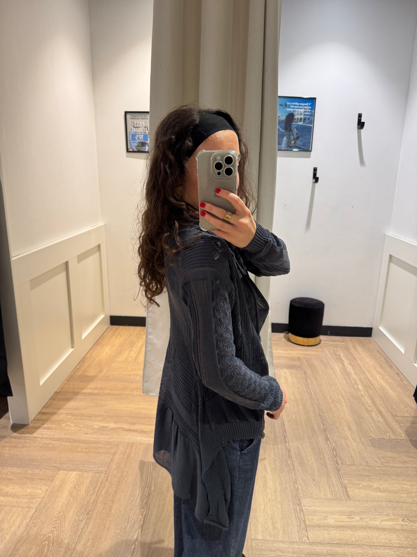 Cardigan à volants M