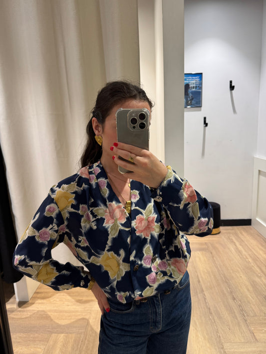 Blouse à fleurs M
